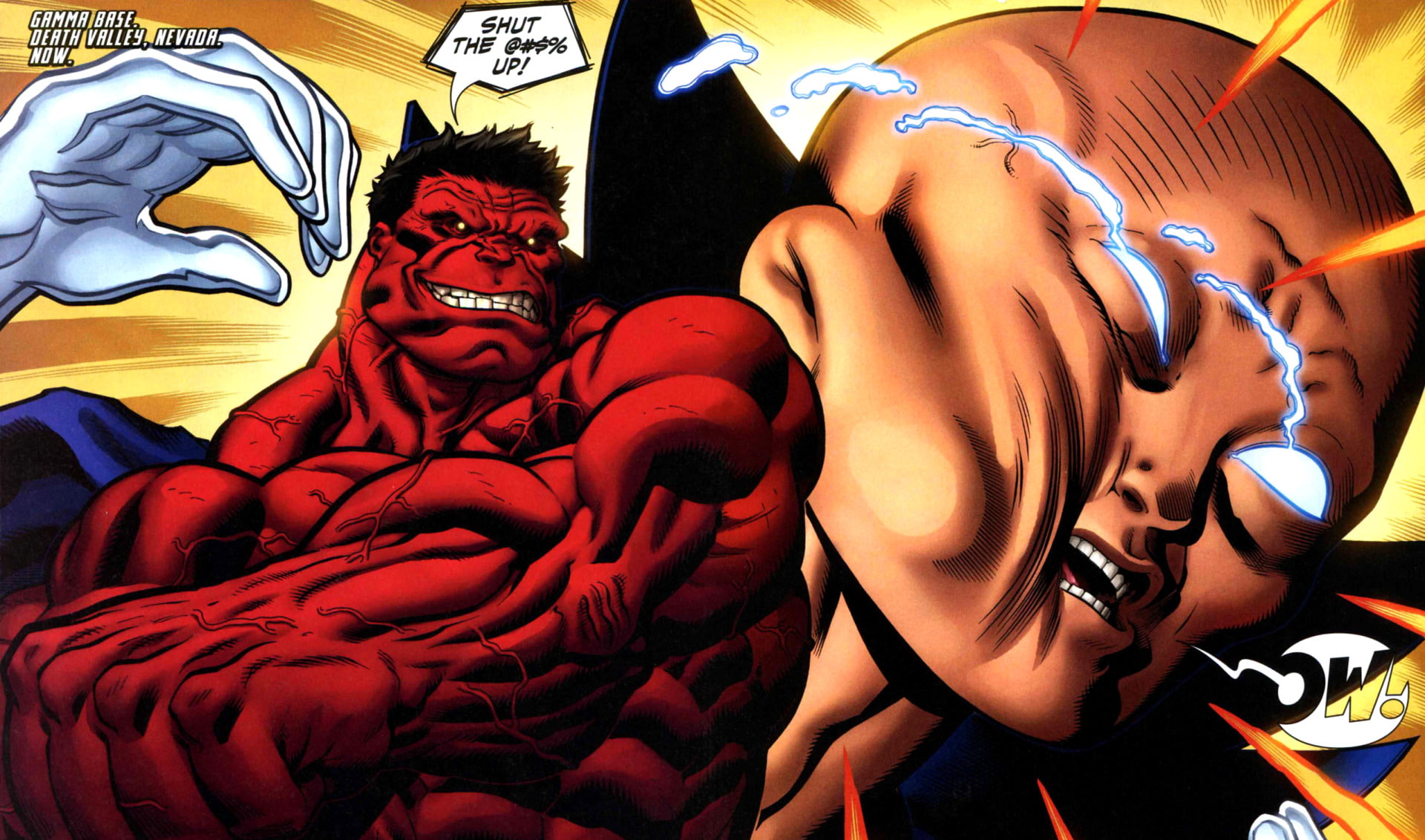 1080P, The Watchers (Marvel), Red Hulk, Comics, HD Wallpaper