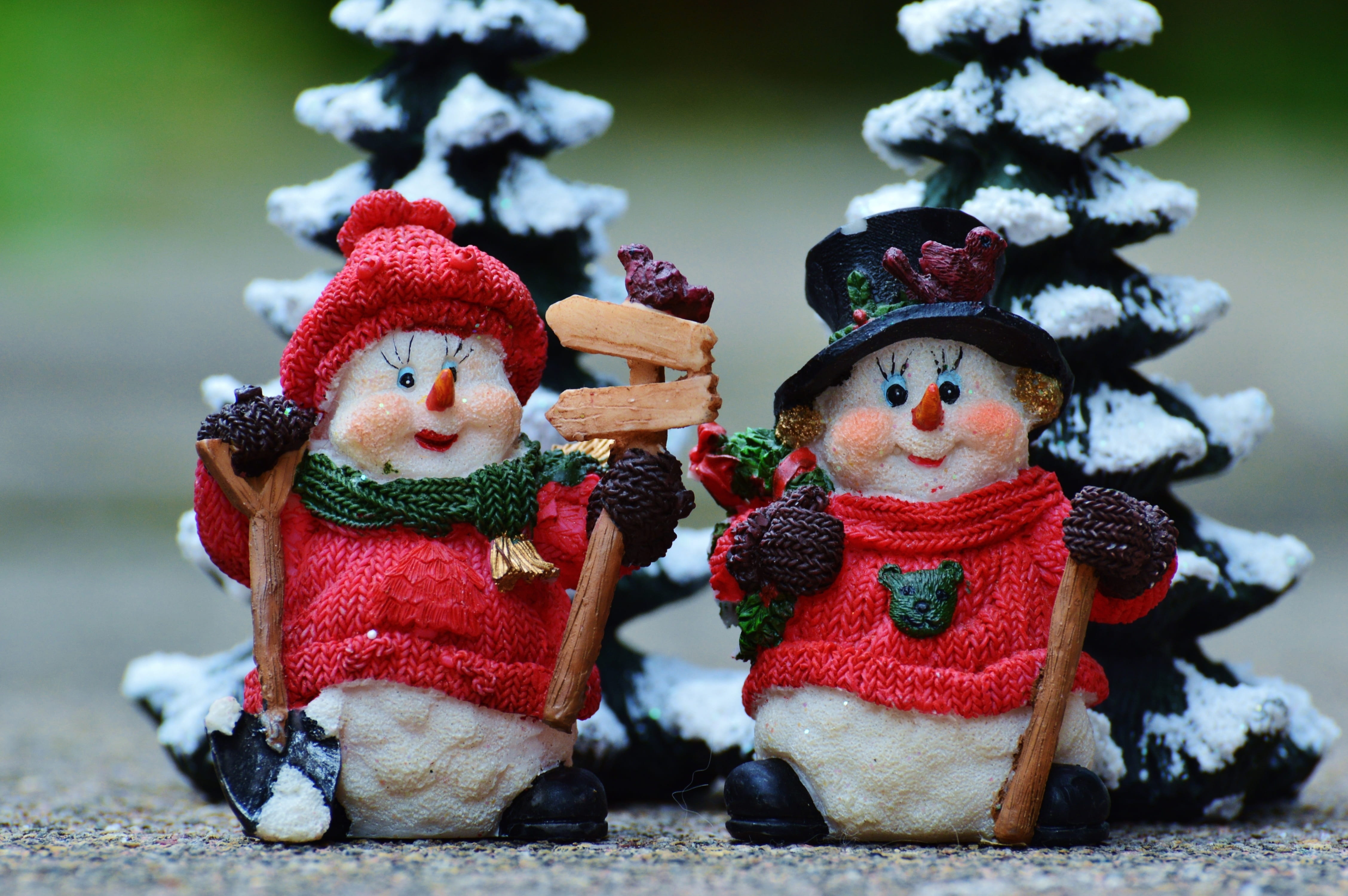 male likeness, christmas tree, advent, celebration, human representation, christmas decoration, santa claus, figurines, craft, celebrate, nicholas, art and craft, HD Wallpaper