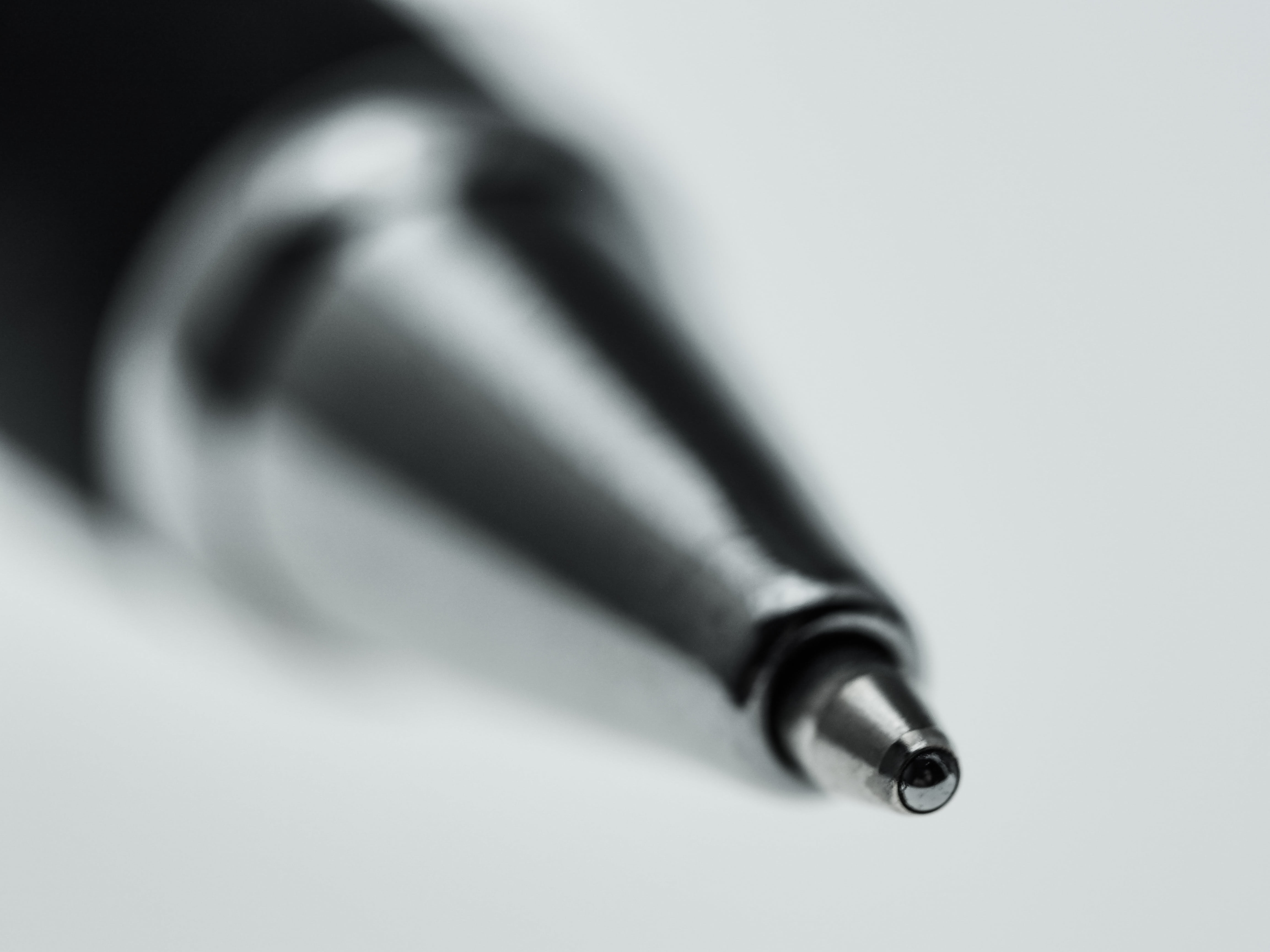 leave, black color, white background, copy space, pen refill, high angle view, selective, still life, shadow, stationery, pen, music, signature, office accessories, HD Wallpaper