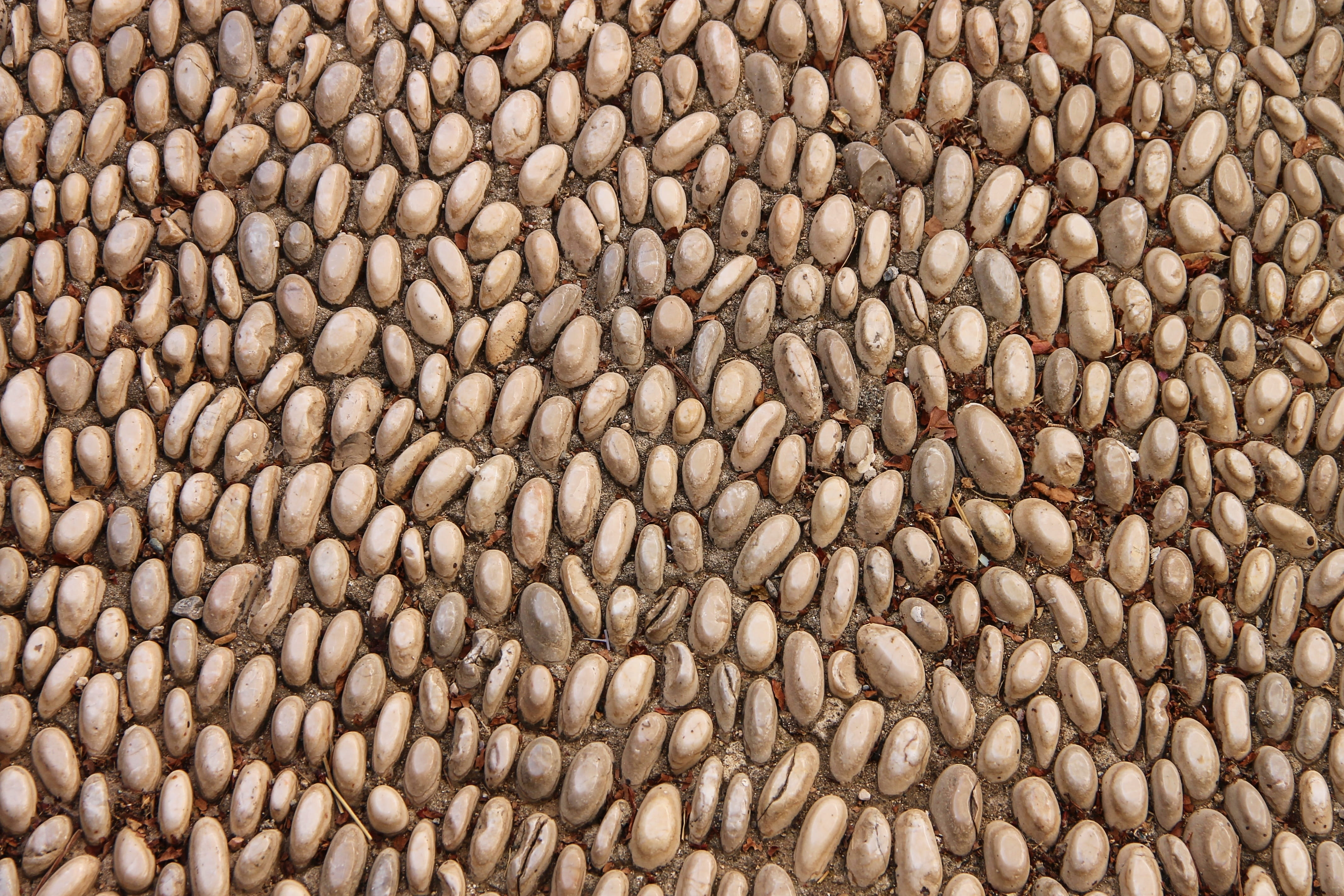 used, pattern, structure, arranged, large group of objects, textured, oval, brown, abundance, day, outdoors, food, sidewalk, healthy eating, food and drink, HD Wallpaper