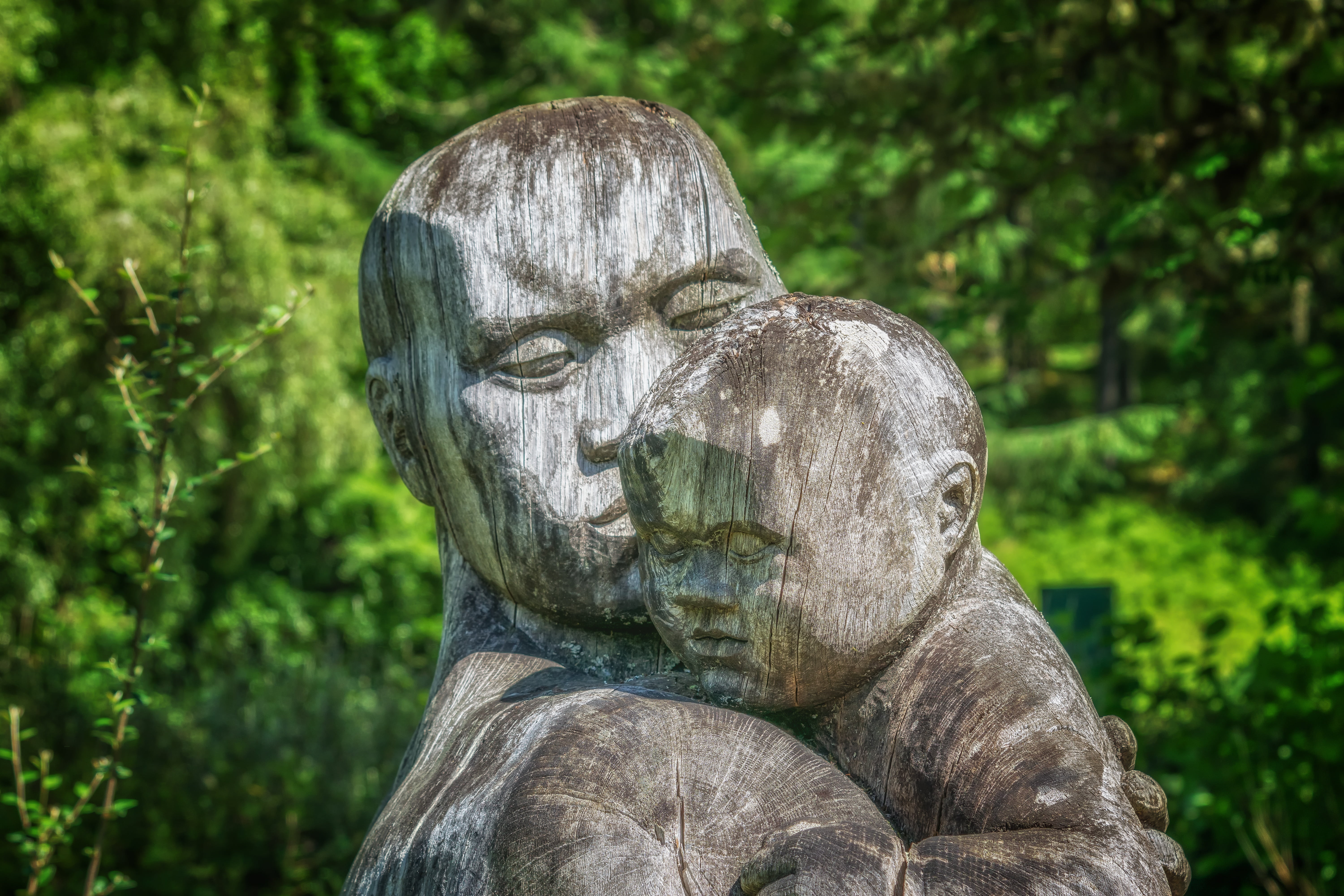 representation, child, human, outdoors, statue, asia, green color, buddha, sweet, art and craft, female likeness, no people, old, silent, plant, sculpture, HD Wallpaper