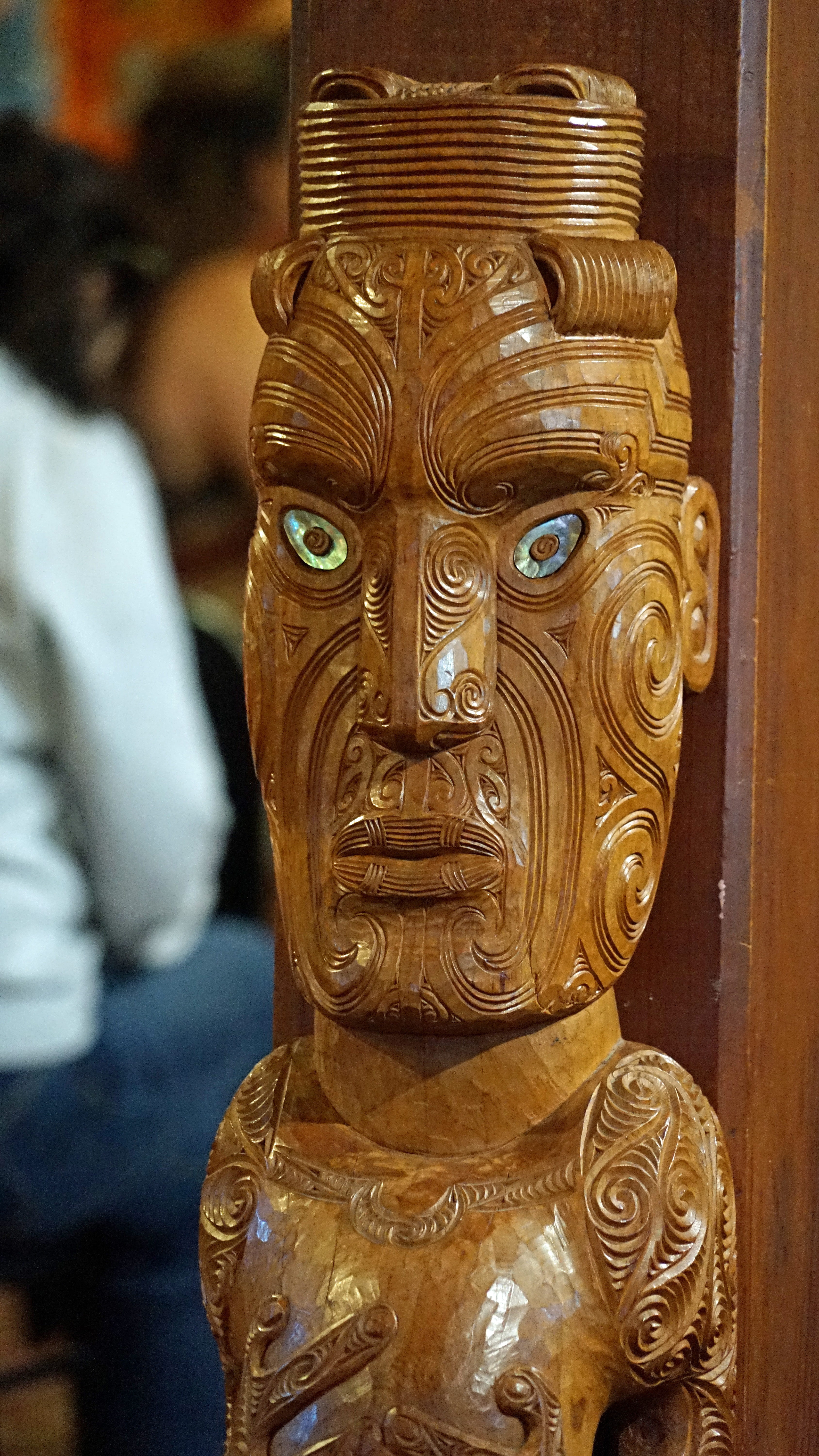 wood - material, Maori, belief, carving - craft product, arts crafts, focus on foreground, human representation, male likeness, new zealand, no people, Phone HD Wallpaper
