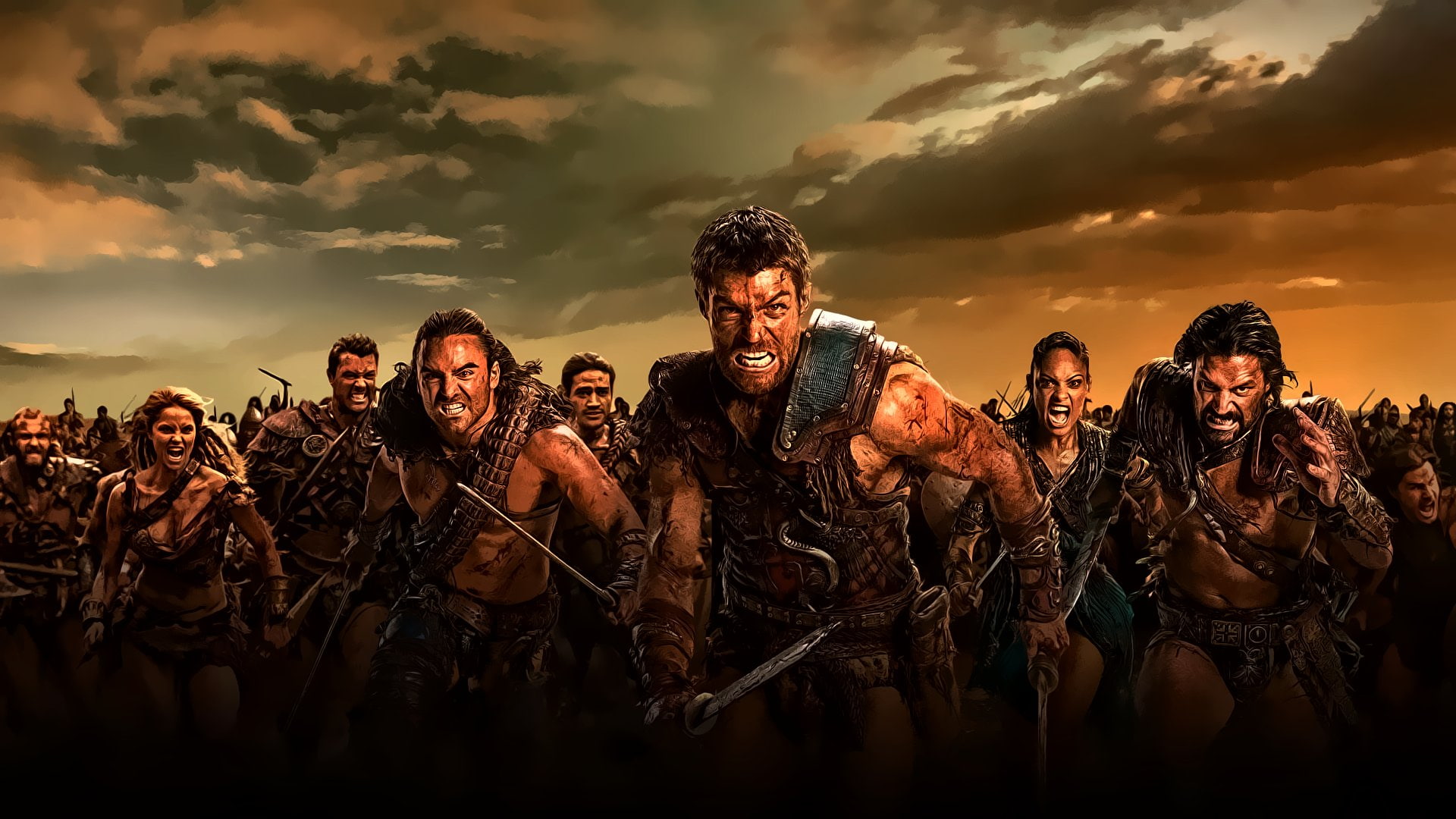television, adventure, action, fantasy, 1080P, warrior, biography, spartacus, series, HD Wallpaper