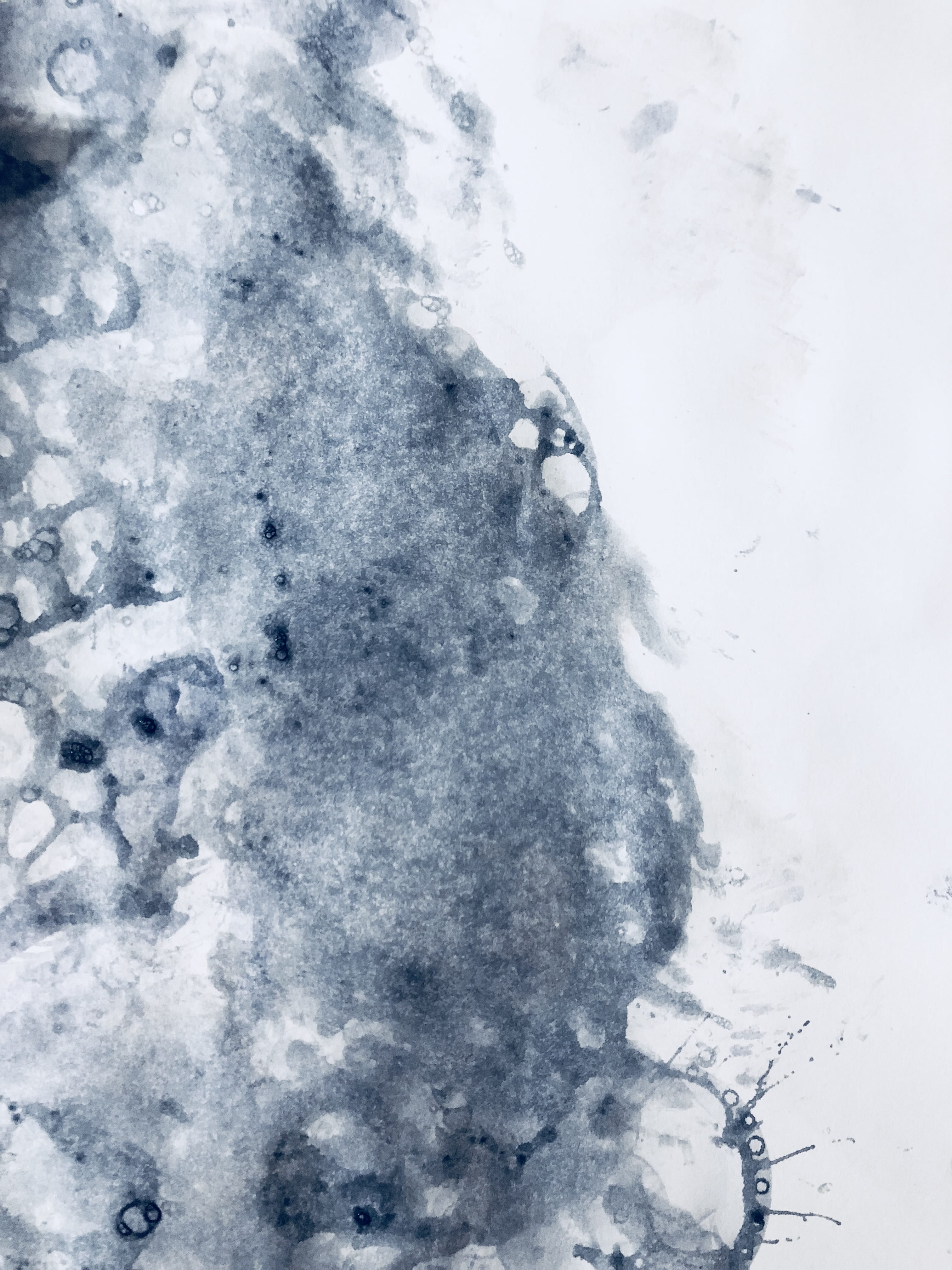 winter, 4K, day, cold temperature, navy, ethereal, full frame, pattern, white color, white, blue, abstract, nature, background, scenics - nature, Phone HD Wallpaper