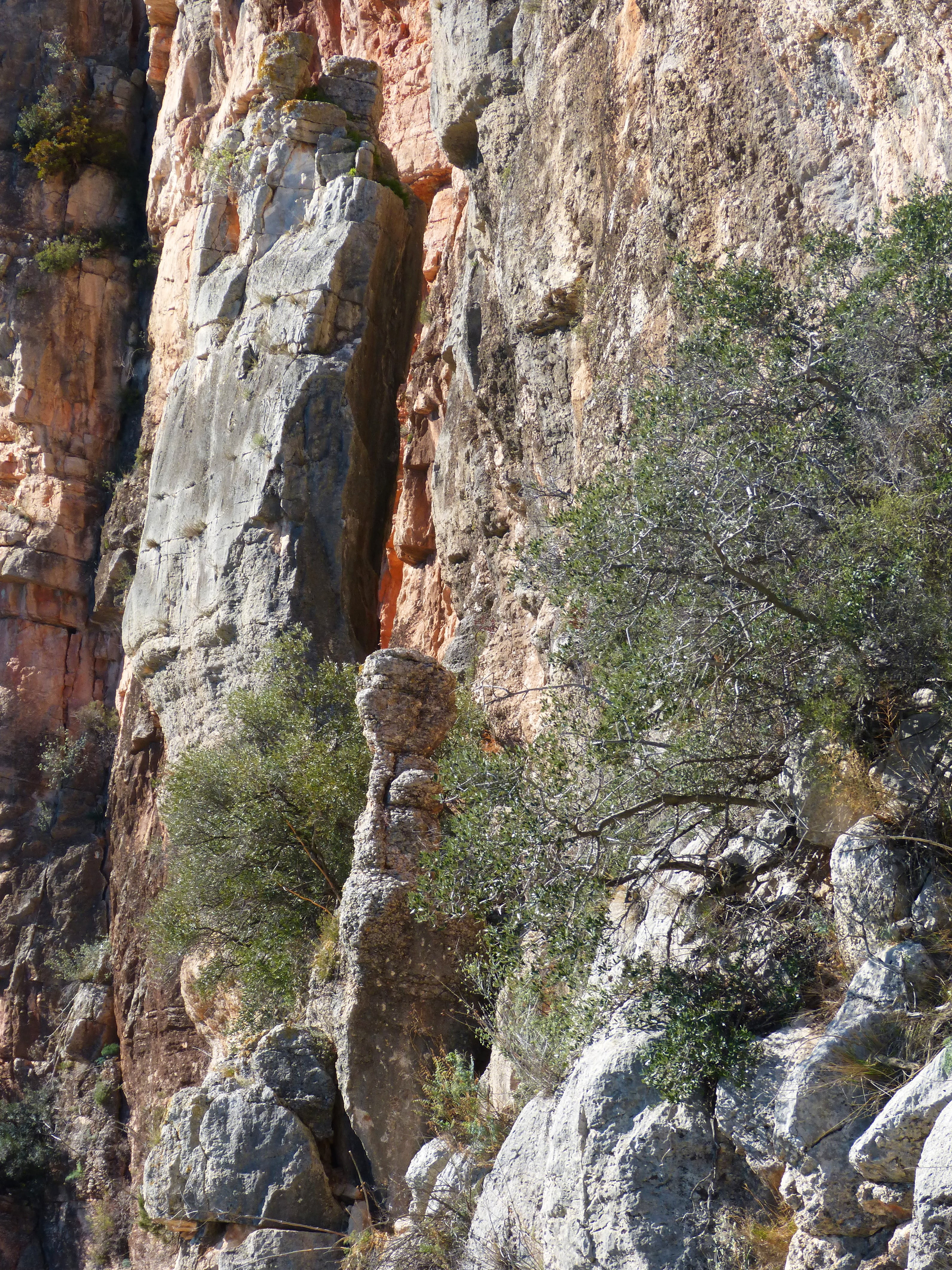 tranquility, solid, grau high vilella, day, limestone, mountain, flowing, geology, no people, rock wall, cliff, hiking, rocky mountains, priorat, scenics - nature, Phone HD Wallpaper