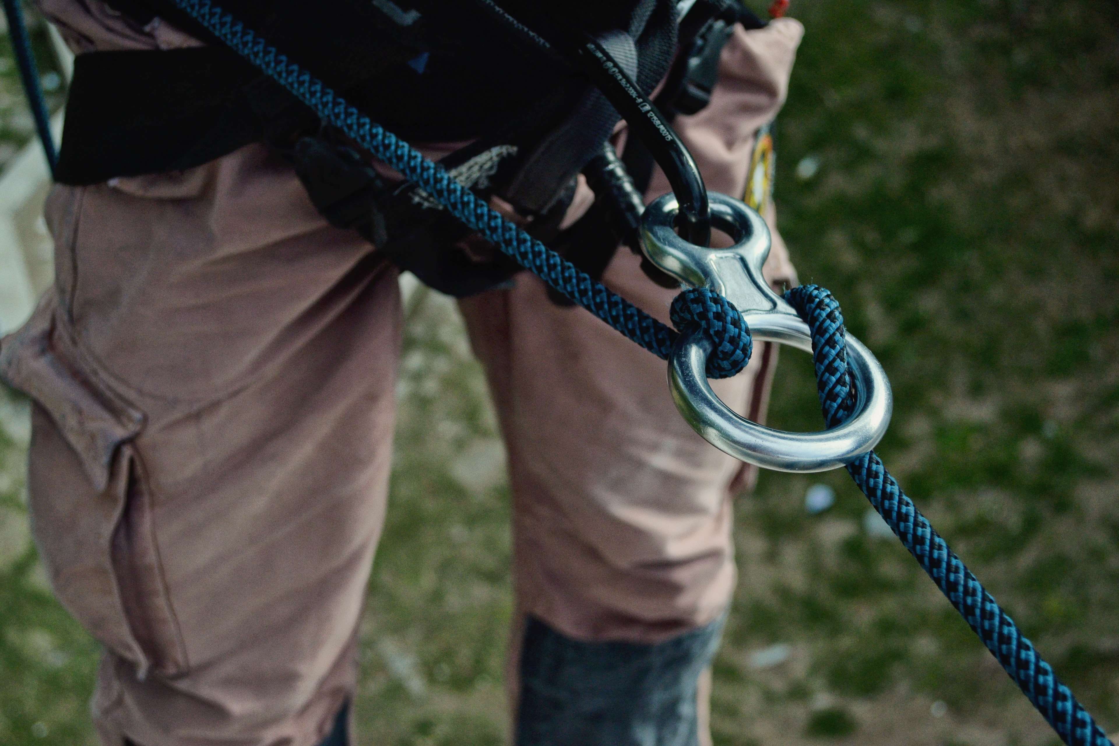 standing, two people, adventure, front view, focus on foreground, day, nature, hand, human hand, strength, holding, outdoors, abseiling, chain, midsection, HD Wallpaper