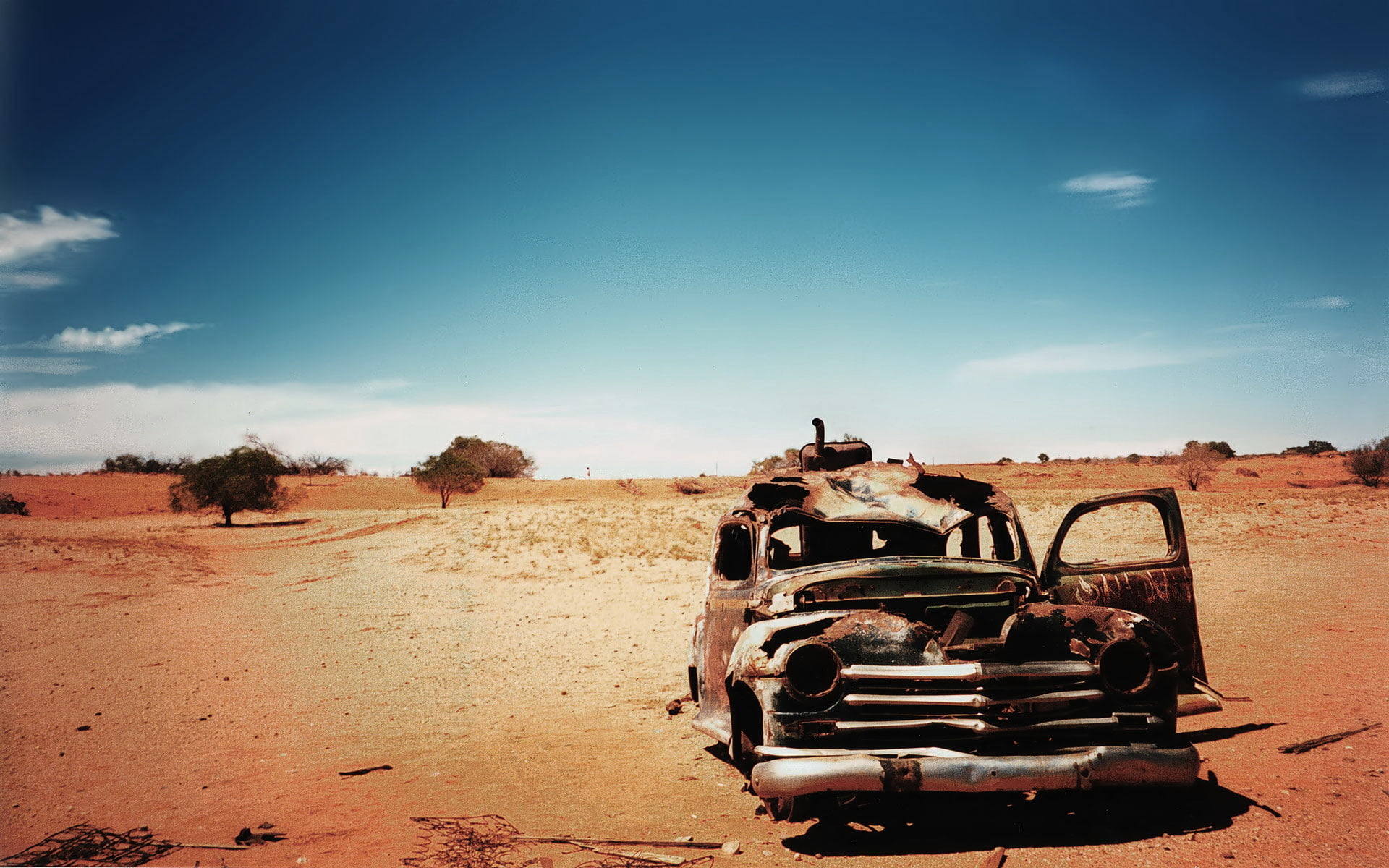 1080P, cars, hd, rust, car, classic, desert, HD Wallpaper