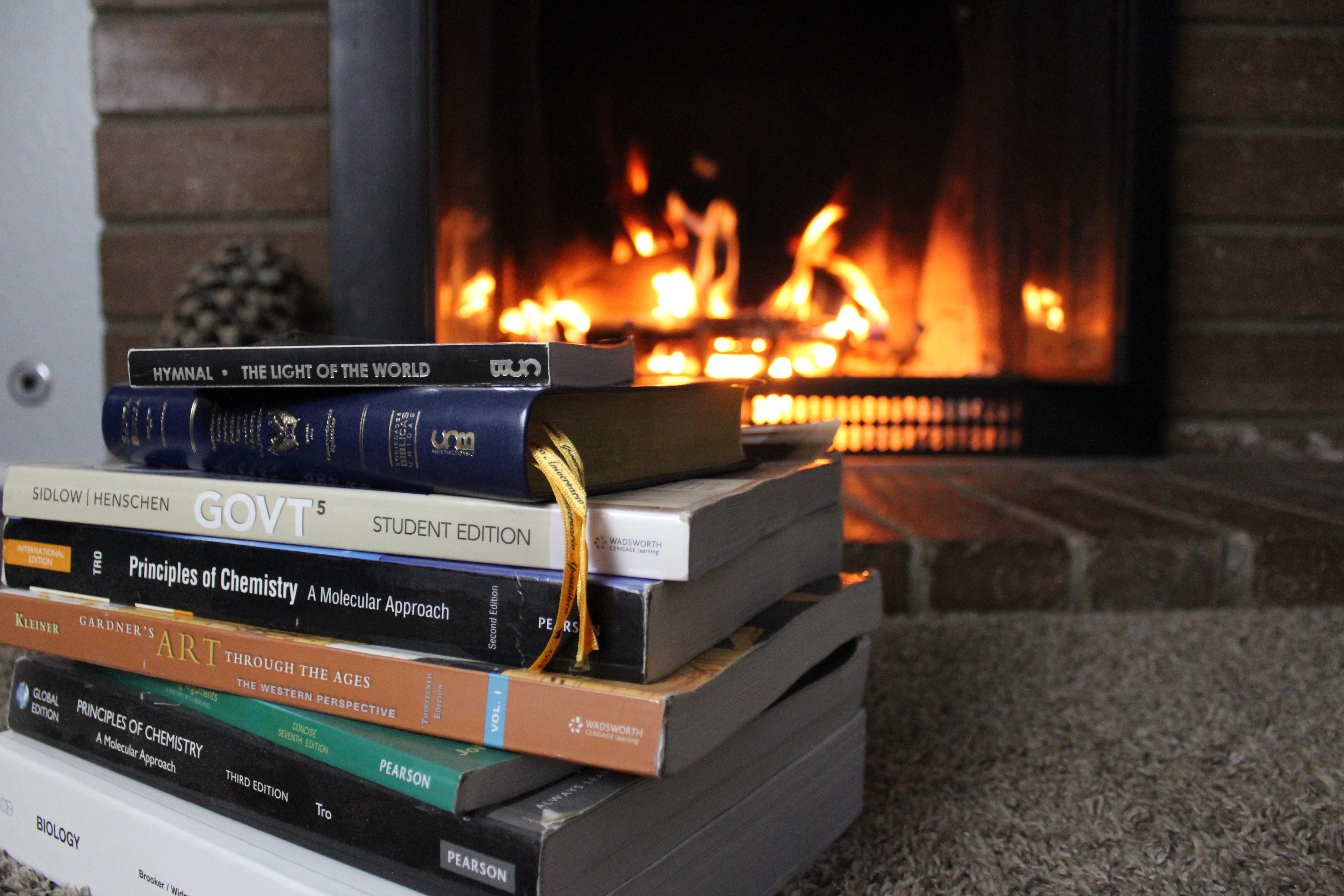 orange, music, fire, heat - temperature, light, burn, flame, firewood, brick, dark, burning, wood, architecture, bright, interior, hot, hell, 5K, winter, HD Wallpaper