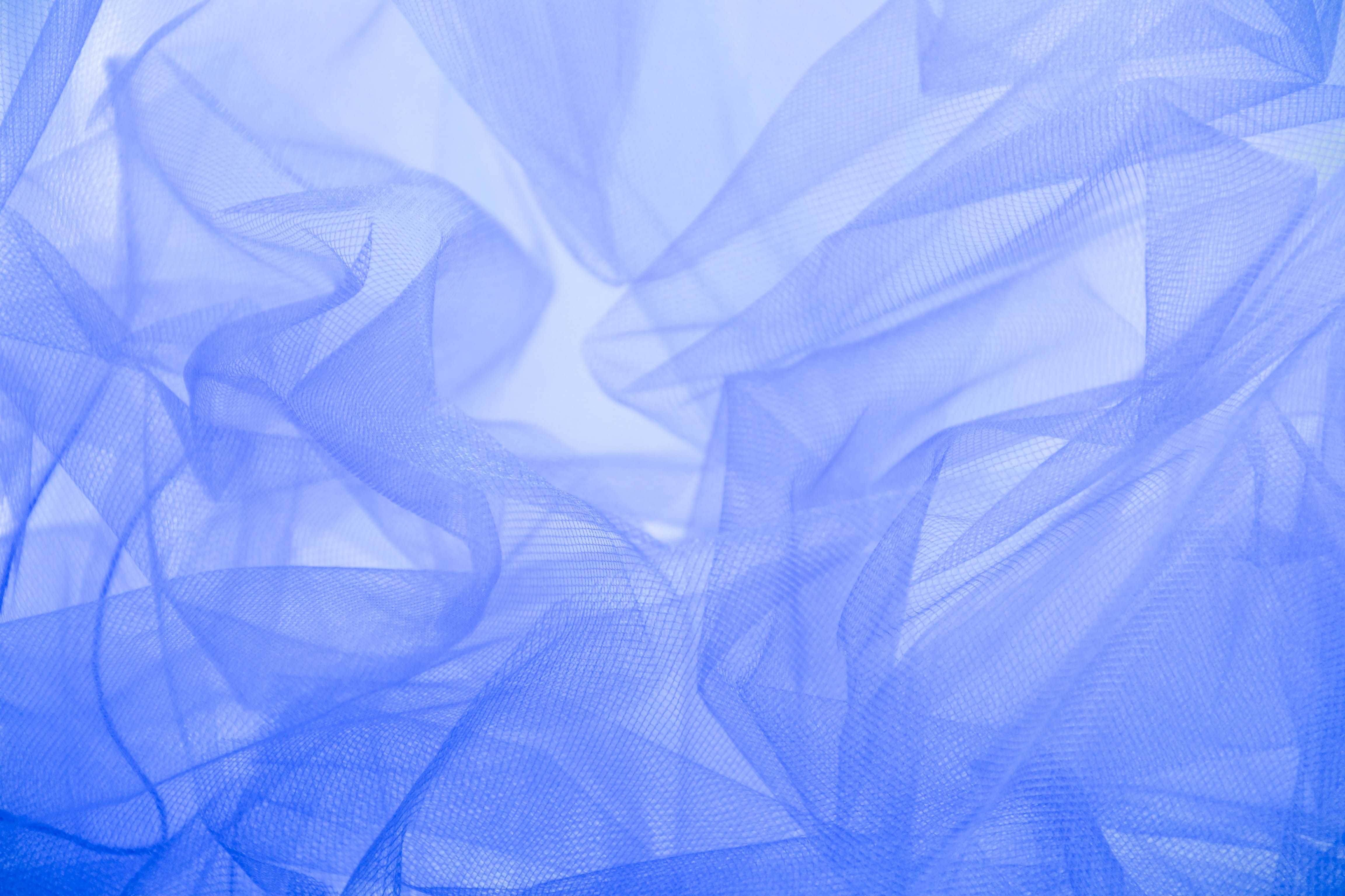 pattern, wrinkled, krupnyj plan, design, detail, full frame, wave, net, abstract backgrounds, textiles, the structure of the, blue, abstract, macro, no people, HD Wallpaper