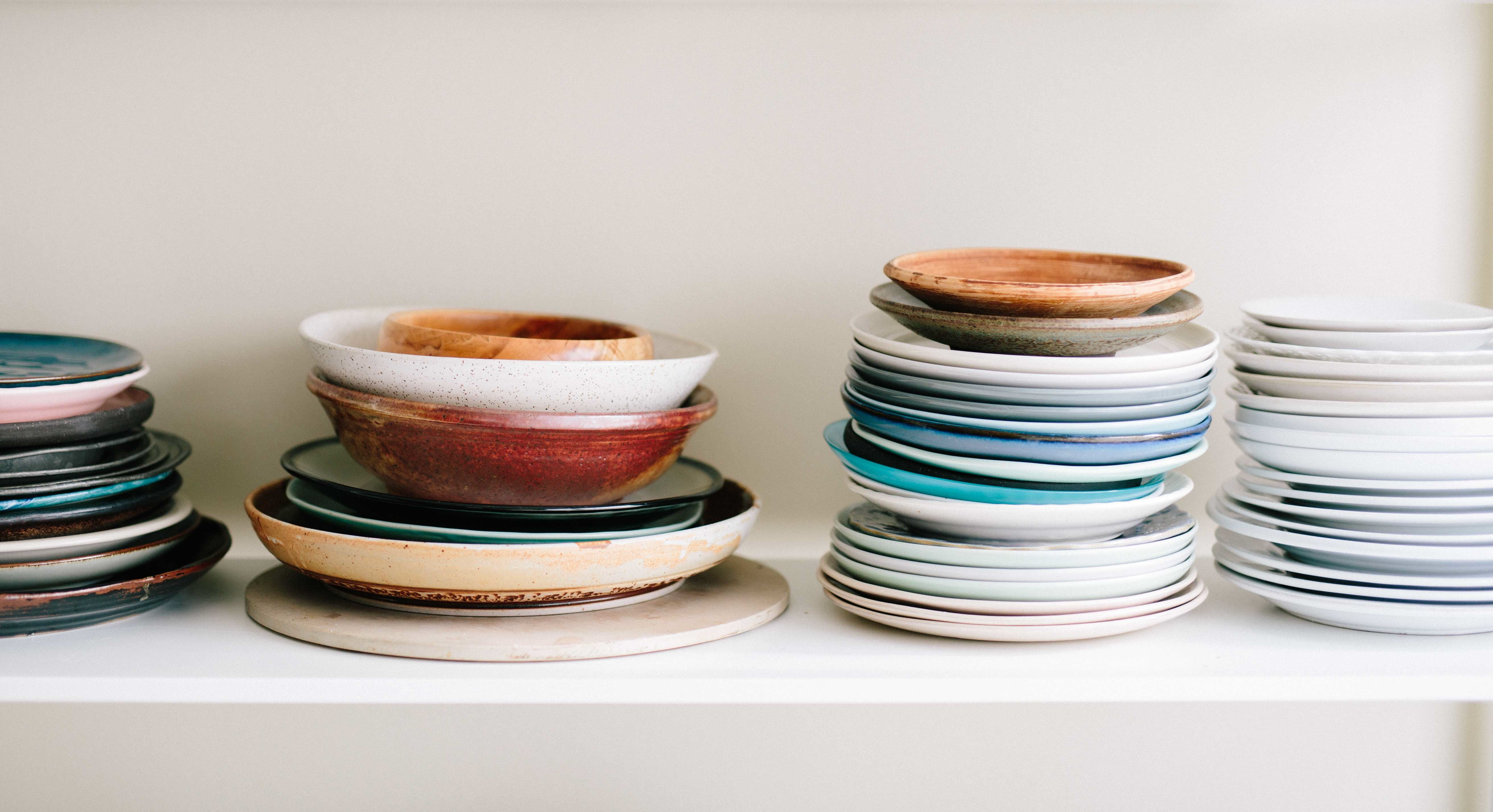sweet food, design, plates, cabinet, decoration, food, indulgence, day, lot, colorful, selective focus, assorted, macaroon, abundance, plate, table, group of objects, HD Wallpaper
