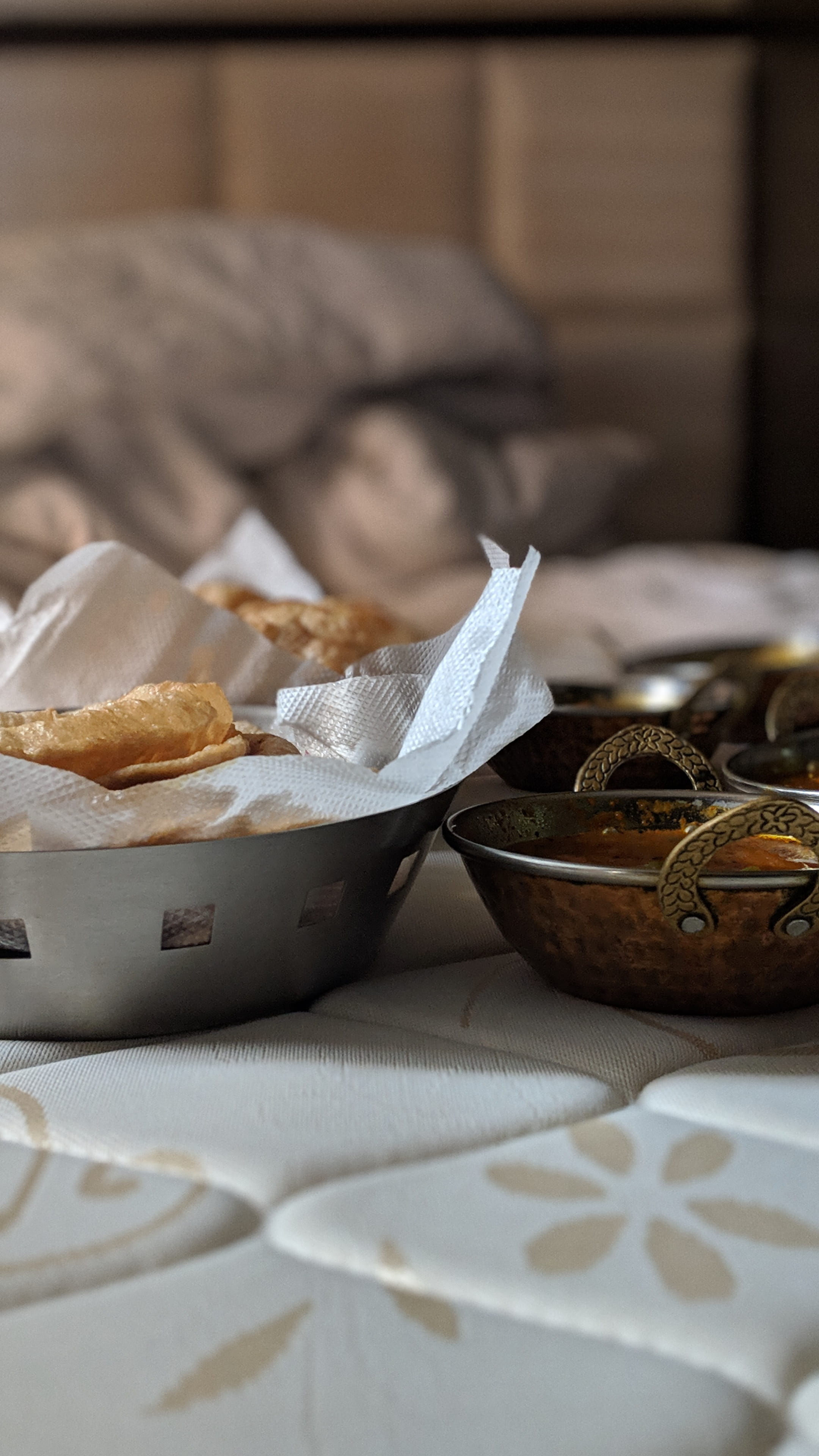 human, dessert, book, furniture, bowl, two, focus on foreground, desi, indian food, 4K, hotel, lobby, home interior, bread, bowls, thimphu, person, close-up, Phone HD Wallpaper