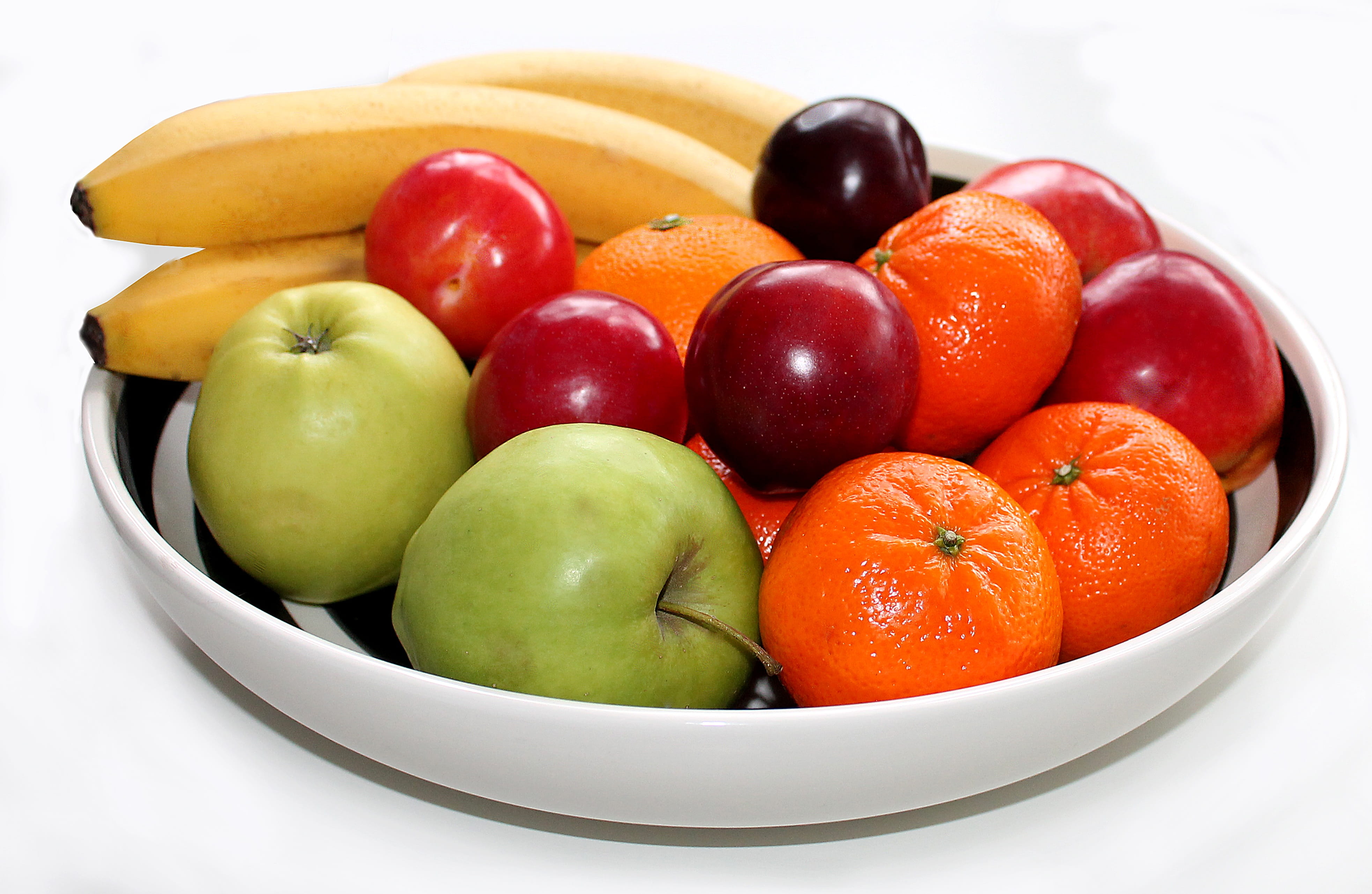 grape, isolated, freshness, close-up, isolated On White, bananas, white Background, indoors, orange, ripe, banana, wellbeing, orange - Fruit, fruit, large group of objects, HD Wallpaper