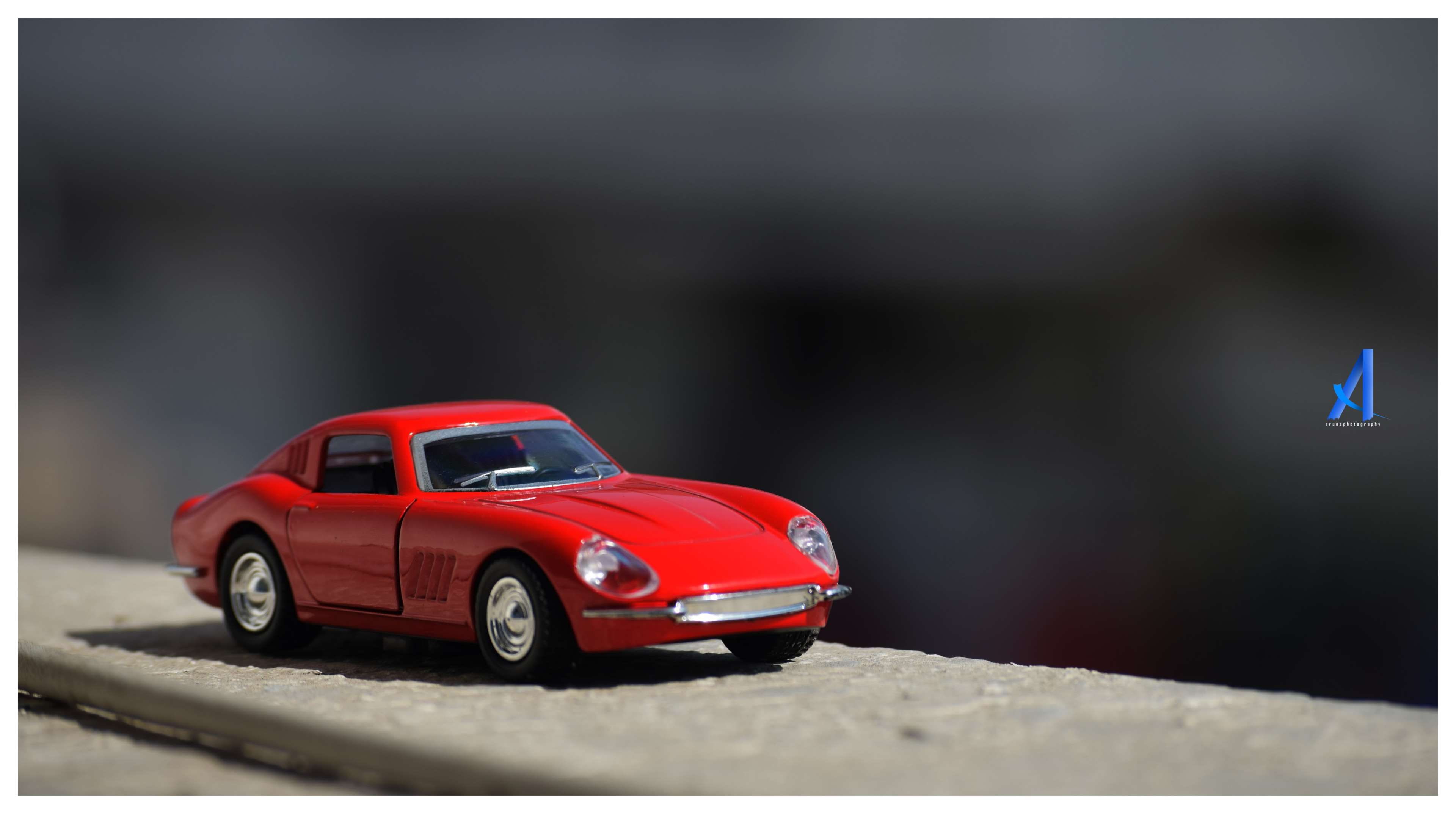 single object, transfer print, transportation, small, street, diecast photography, toy car, focus on foreground, red car, arunsphotography, red, no people, HD Wallpaper