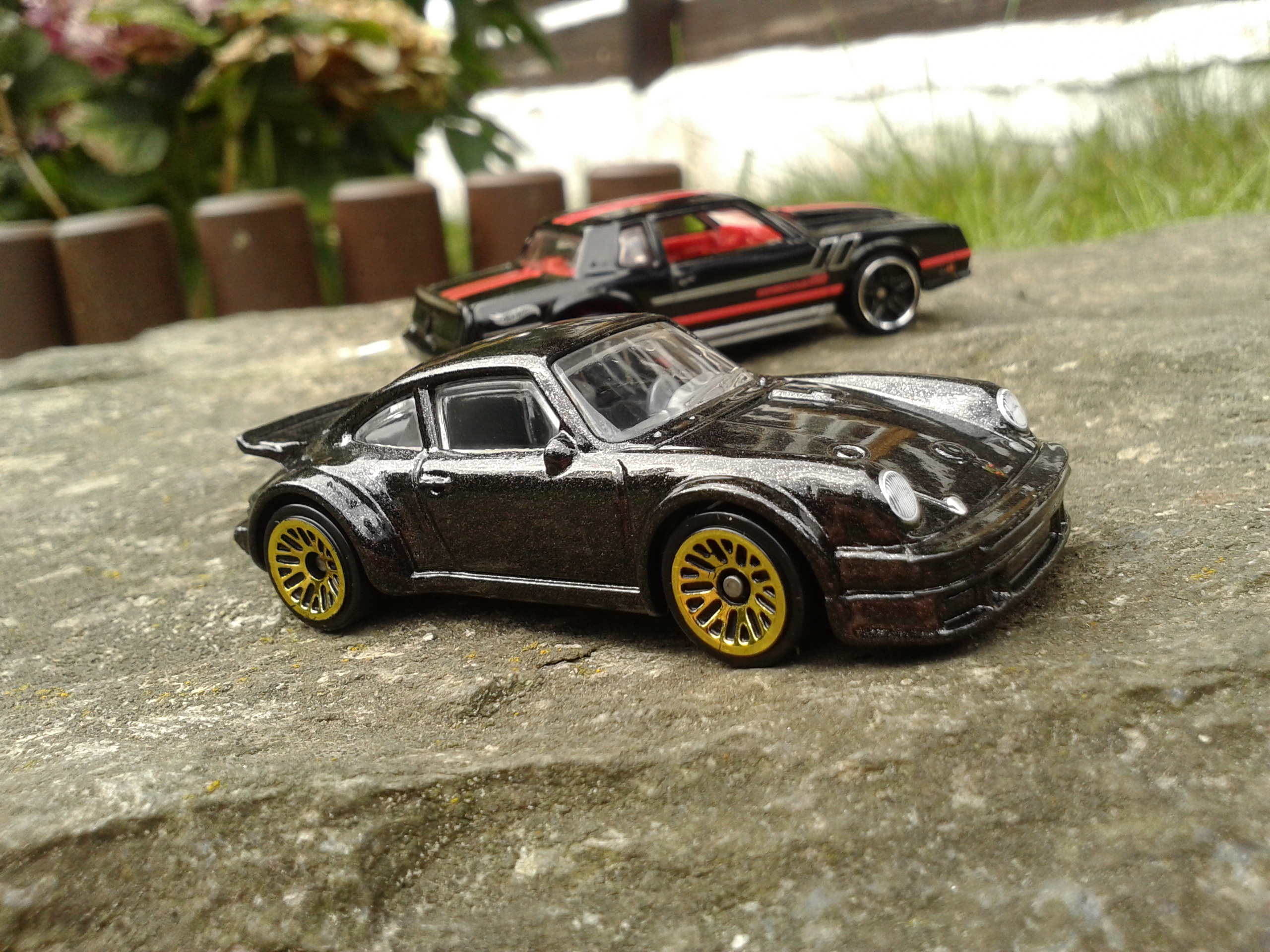 racecar, cars, 934 rsr, day, stationary, diecast, car, land vehicle, still life, childhood, close-up, small, transportation, toy, black, 2K, outdoors, HD Wallpaper