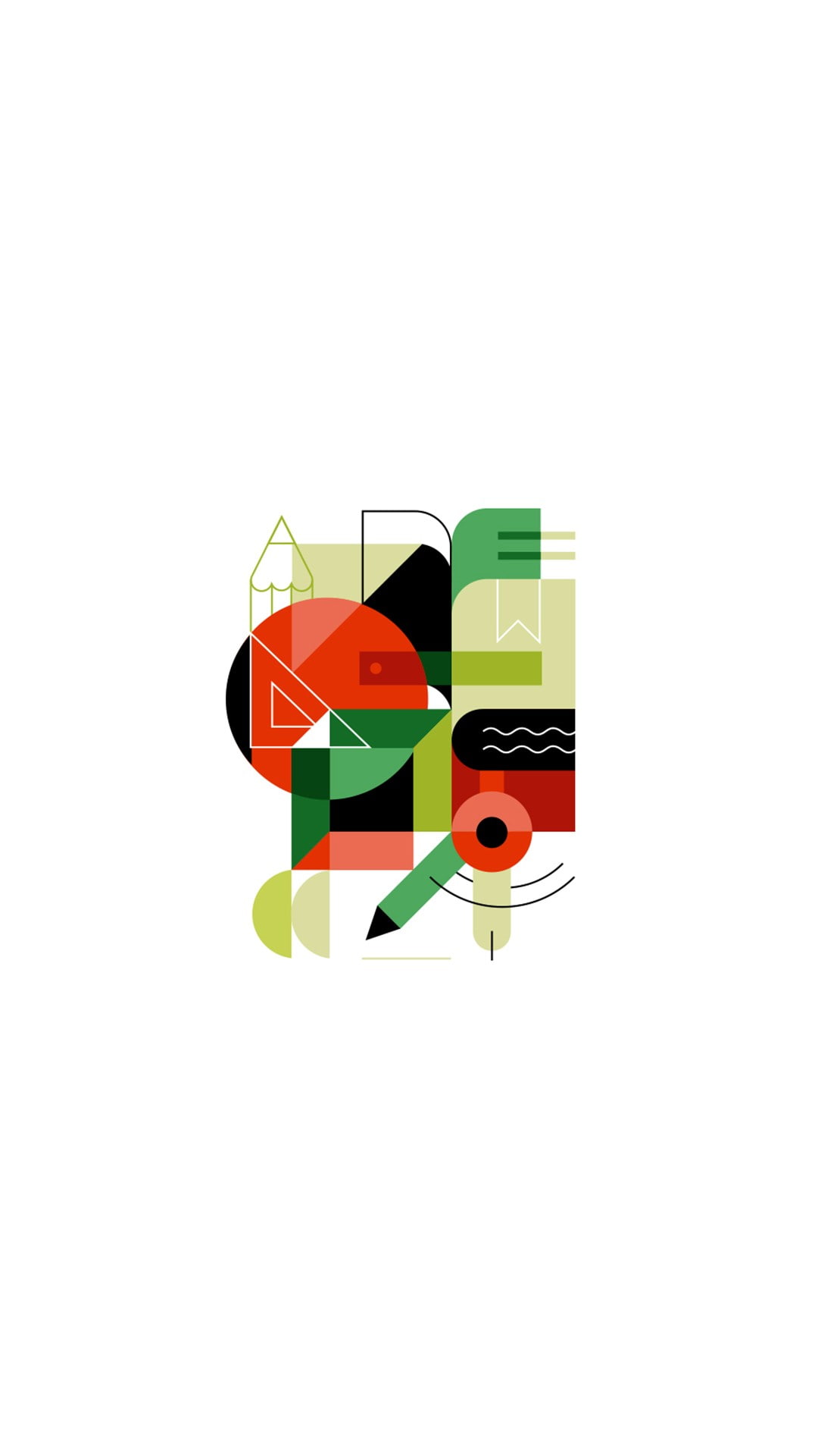 cut out, red, geometric shape, indoors, adhesive tape, still life, close-up, circle, shape, studio shot, single object, group of objects, green color, no people, Phone HD Wallpaper