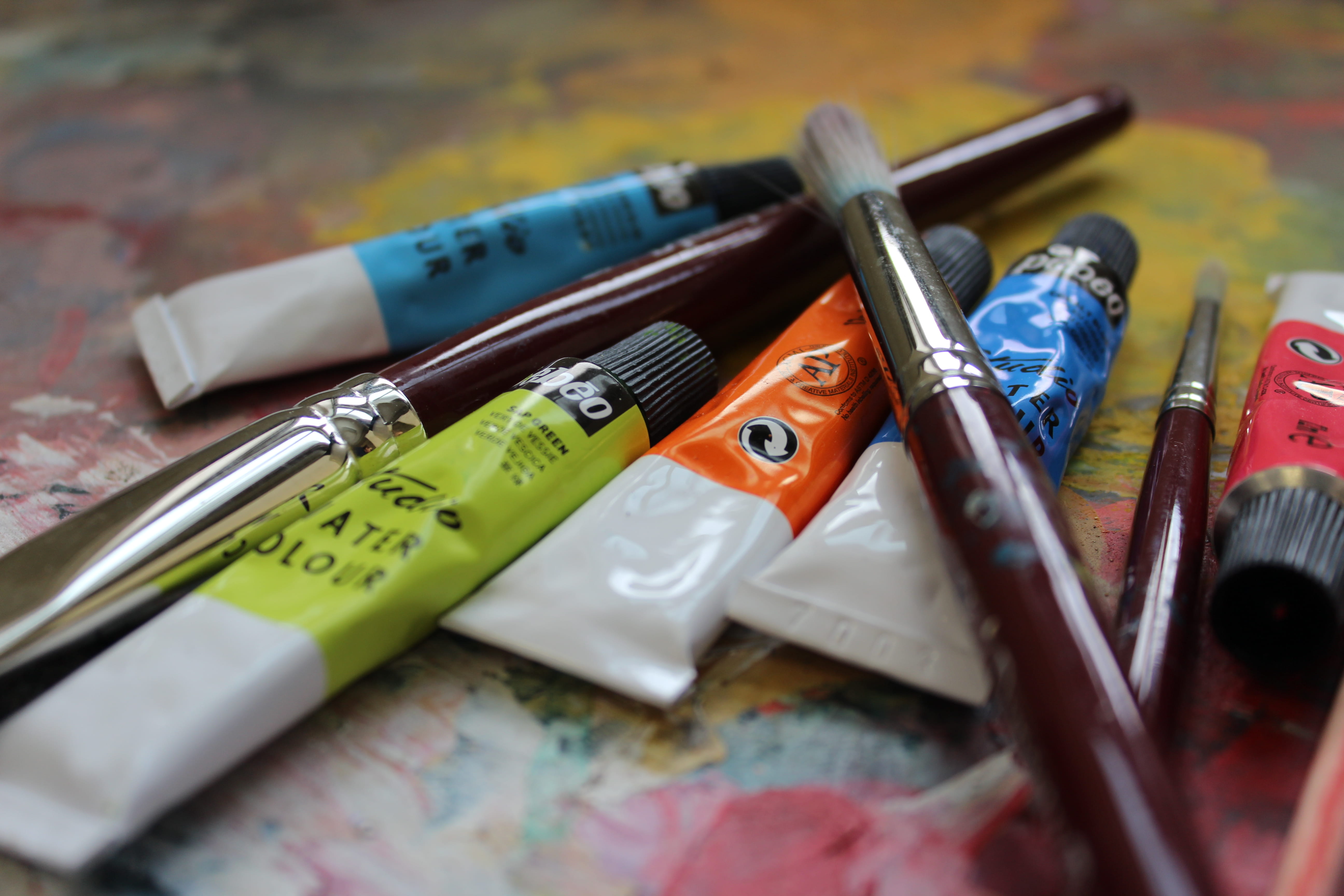 oars, art and craft, soft, close-up, paddle, creativity, choice, variation, cosmetics, art and craft equipment, no people, selective focus, paintbrush, HD Wallpaper