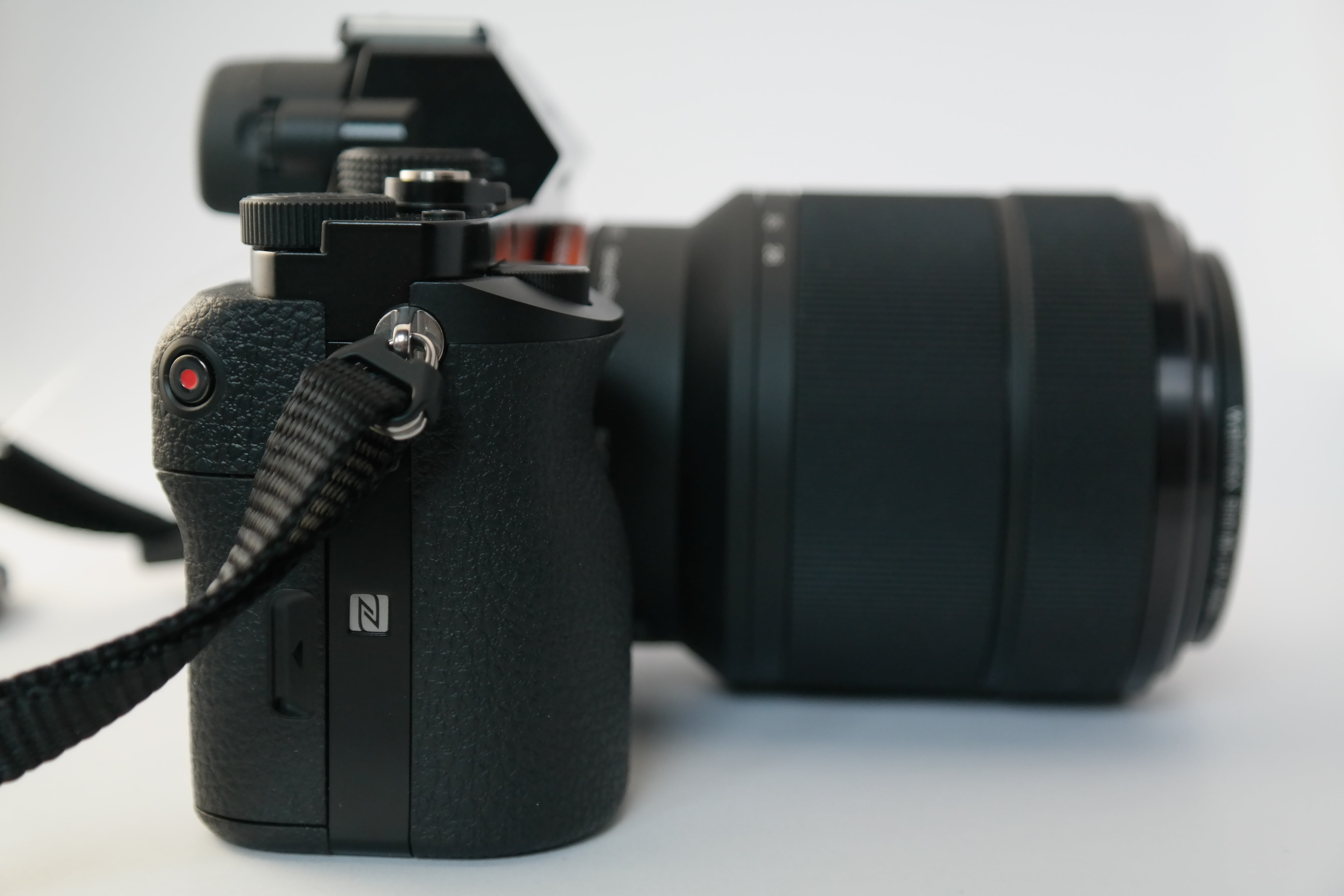 photographic equipment, sony, photography themes, alpha 7, small group of objects, camera, digicam, close-up, single object, technology, zoom, focus, equipment, HD Wallpaper