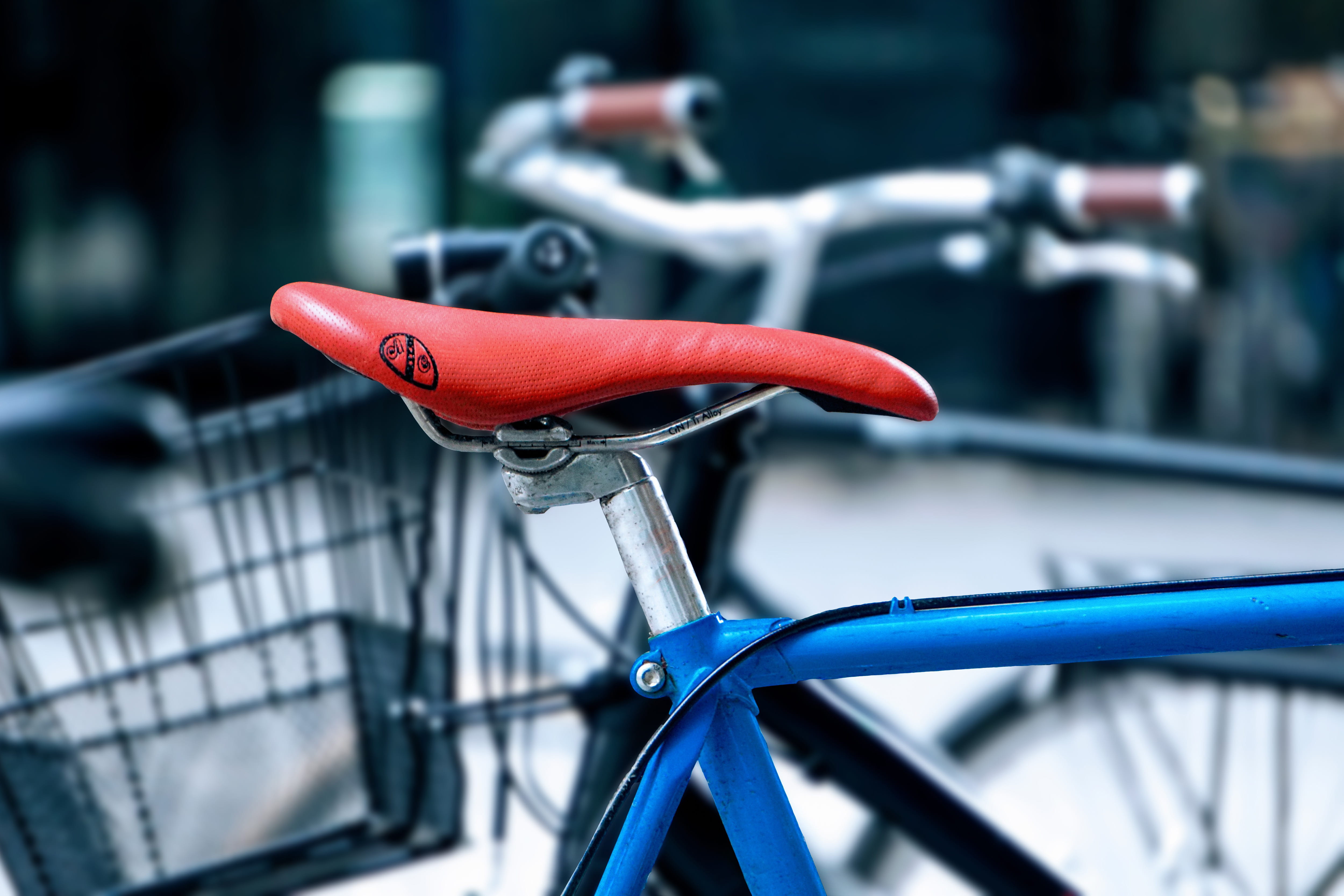 cycle, mode of Transport, red, spoke, bicycles, chrome, focus on foreground, handlebar, basket, stationary, bike, mode of transportation, cycling, no People, HD Wallpaper