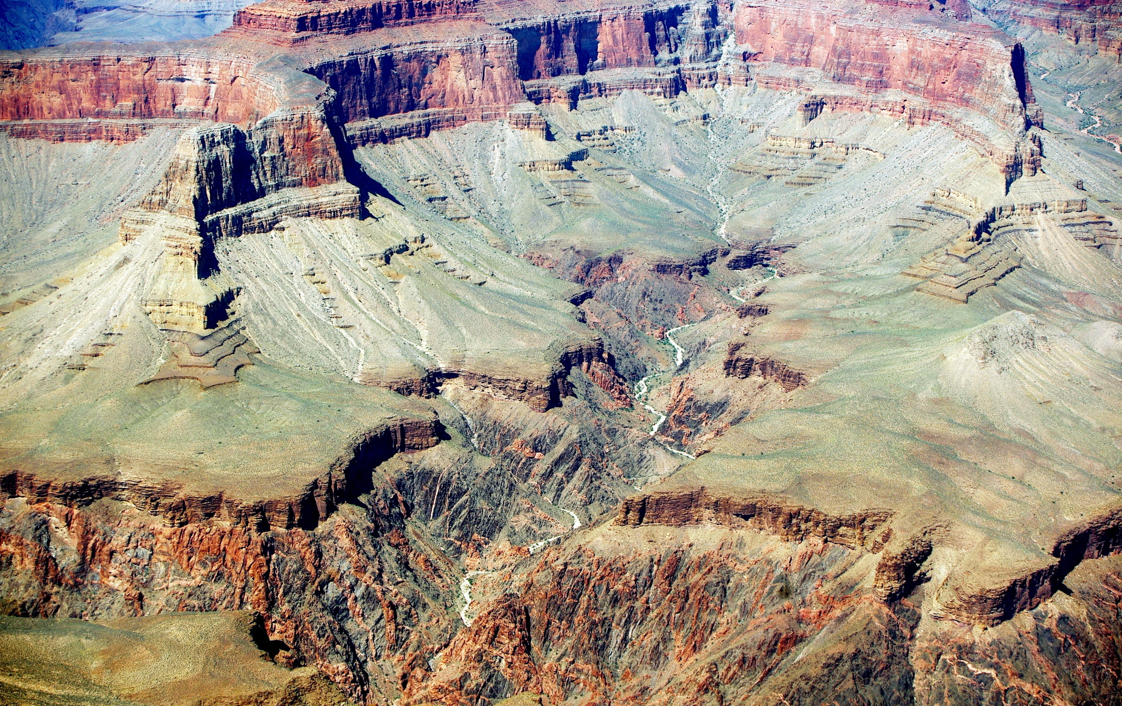 geology, river, grand Canyon, no people, nature, arizona, outdoors, eroded, 2K, formation, non-urban scene, mirador, cliff, tourist site, rock - Object, HD Wallpaper