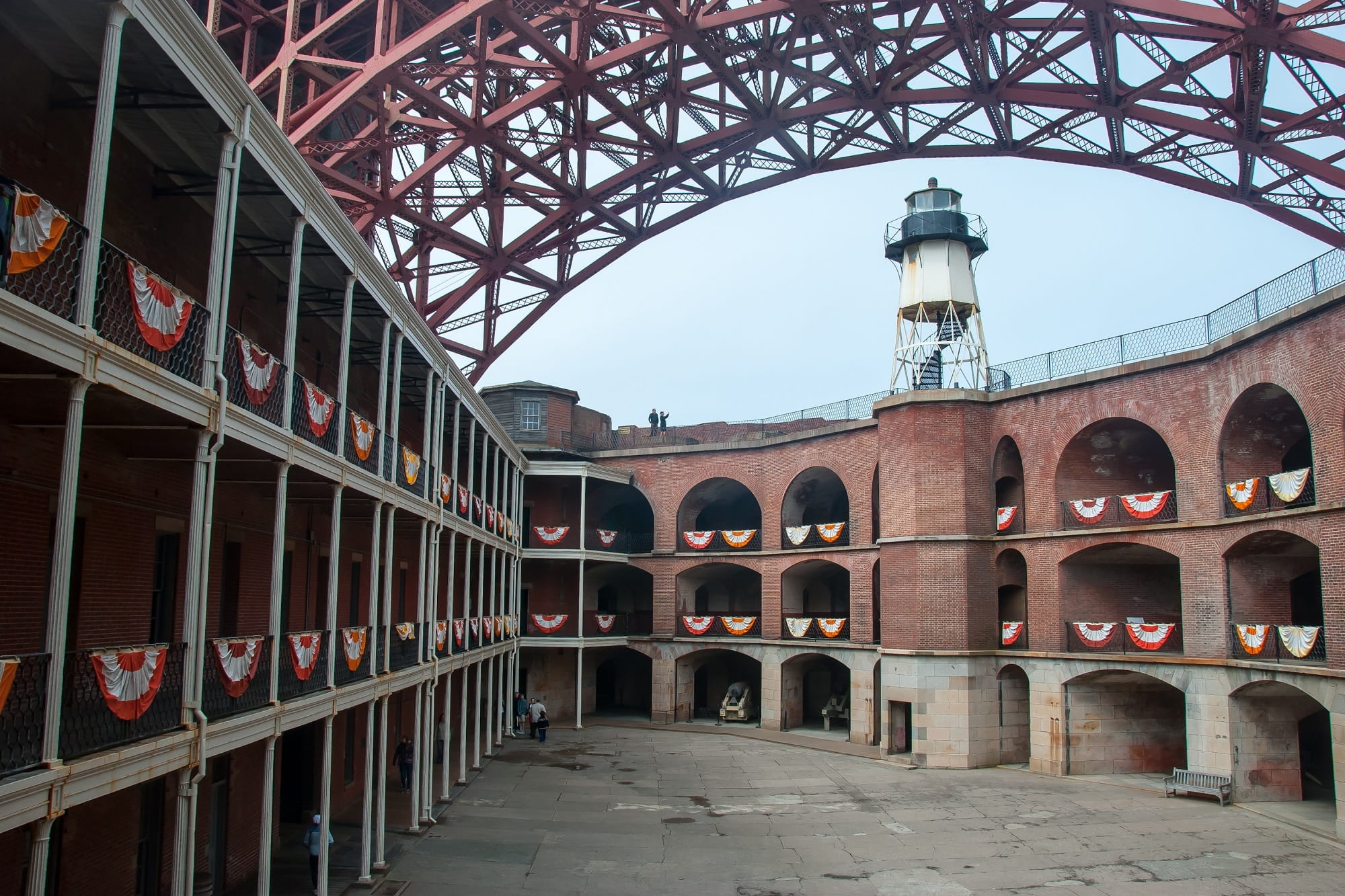 military, Fort Point, built structure, san francisco bay, historic, travel destinations, nature, day, seacoast fortification, transportation, travel, arched, HD Wallpaper