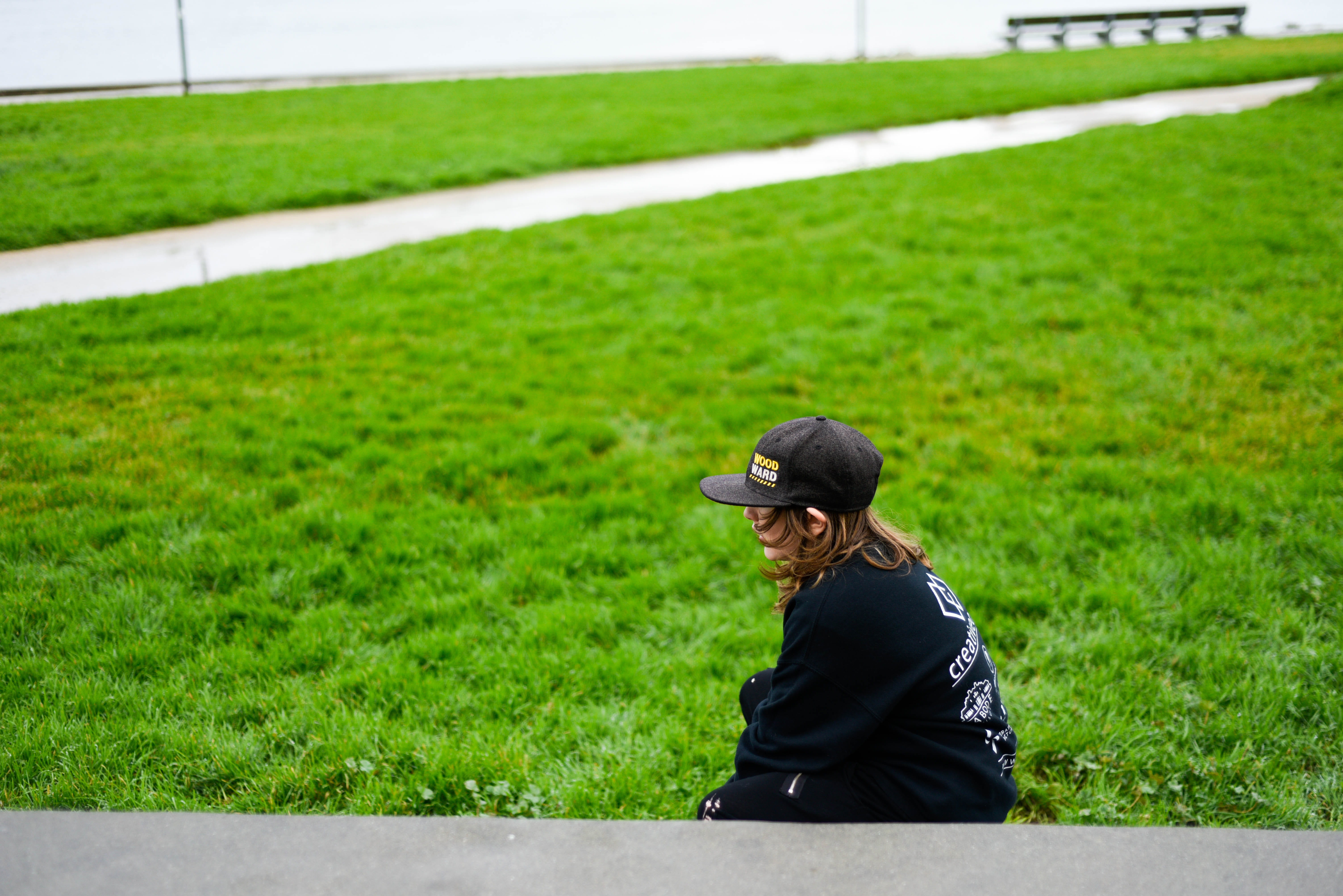 nature, lifestyles, 5K, leisure activity, one person, three quarter length, women, day, sitting, plant, fort point, land, san francisco, adult, real people, HD Wallpaper