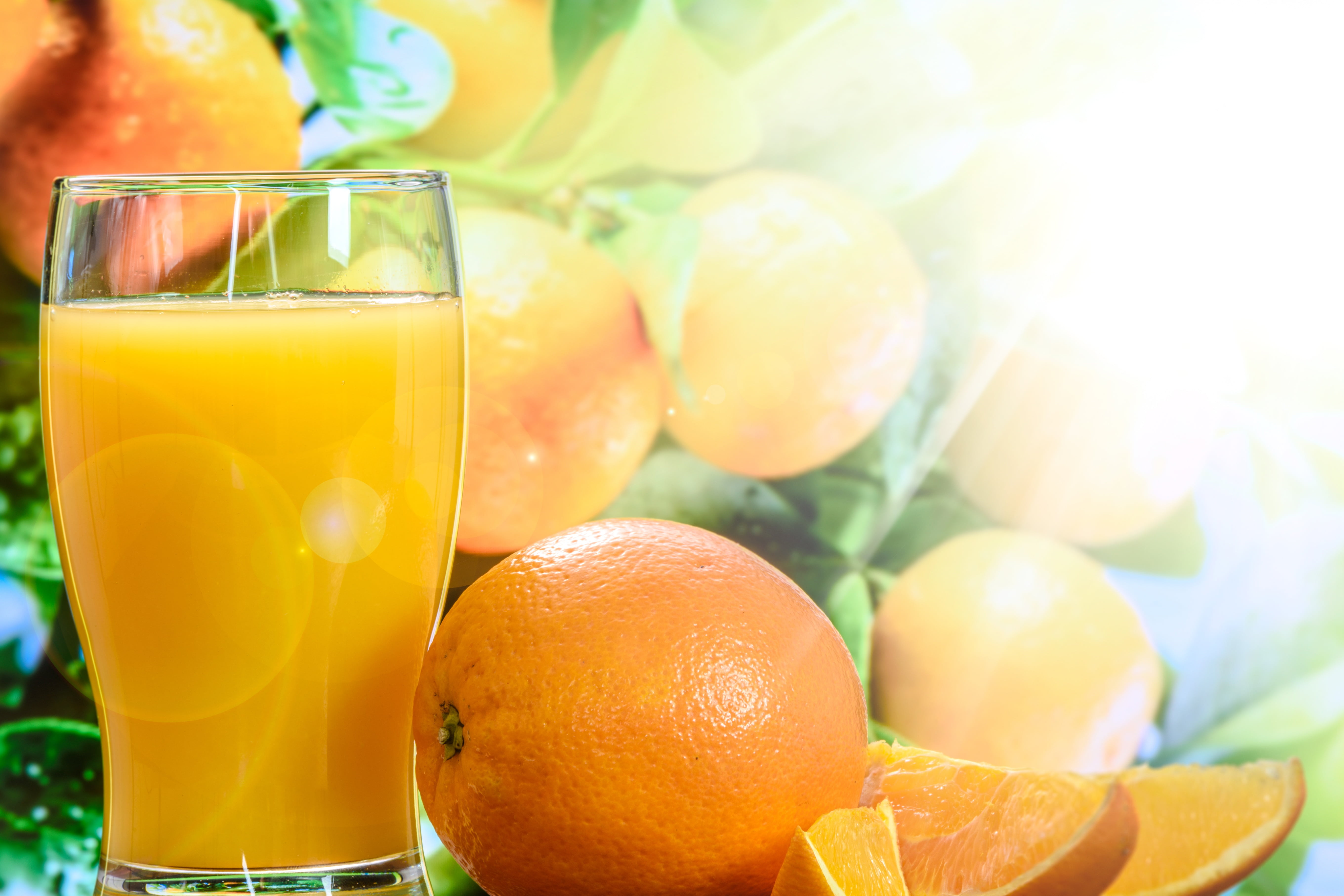 refreshment, healthy, freshness, juice, sweet, fruit, food and drink, green, farm, the background, orange color, ripe, outdoor, juicy, antioxidant, health, HD Wallpaper