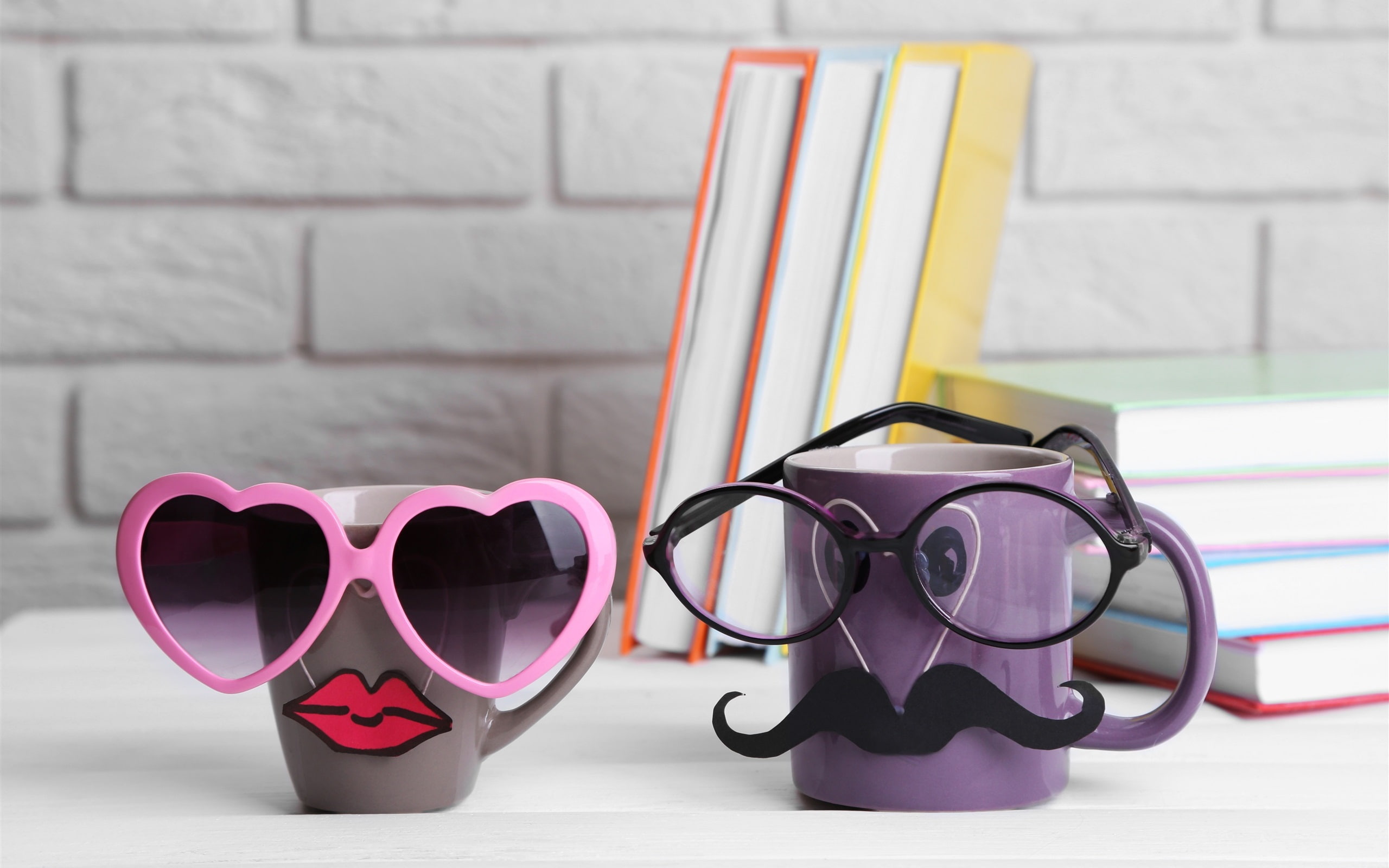 Style, Coffee, 2K, Funny, Cups, Glasses, Mug, HD Wallpaper
