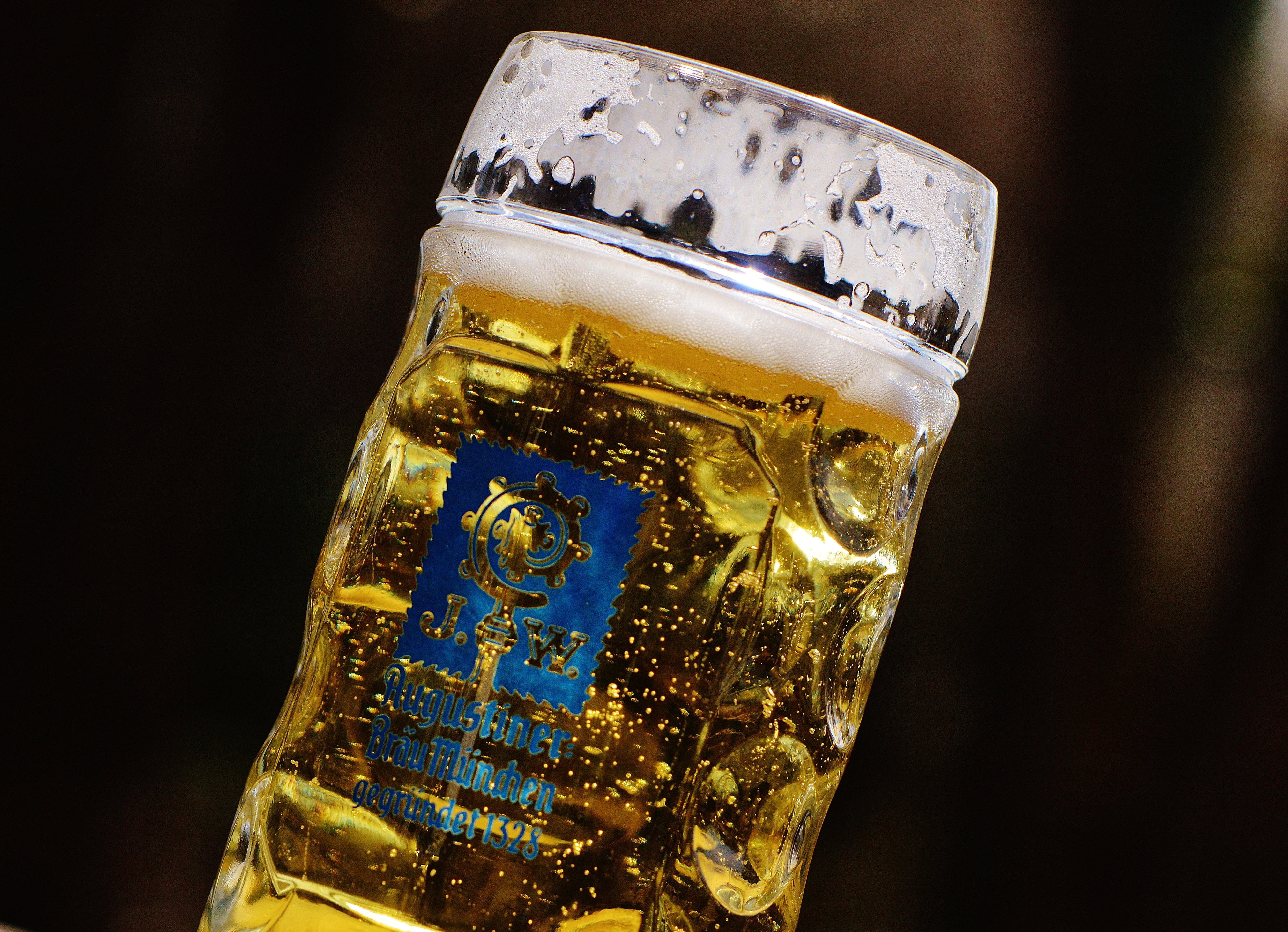 still life, food and drink, glass mug, lager, pint glass, 5K, tap, thirst quencher, household equipment, glass, thirst, drinking glass, beer drinking, HD Wallpaper