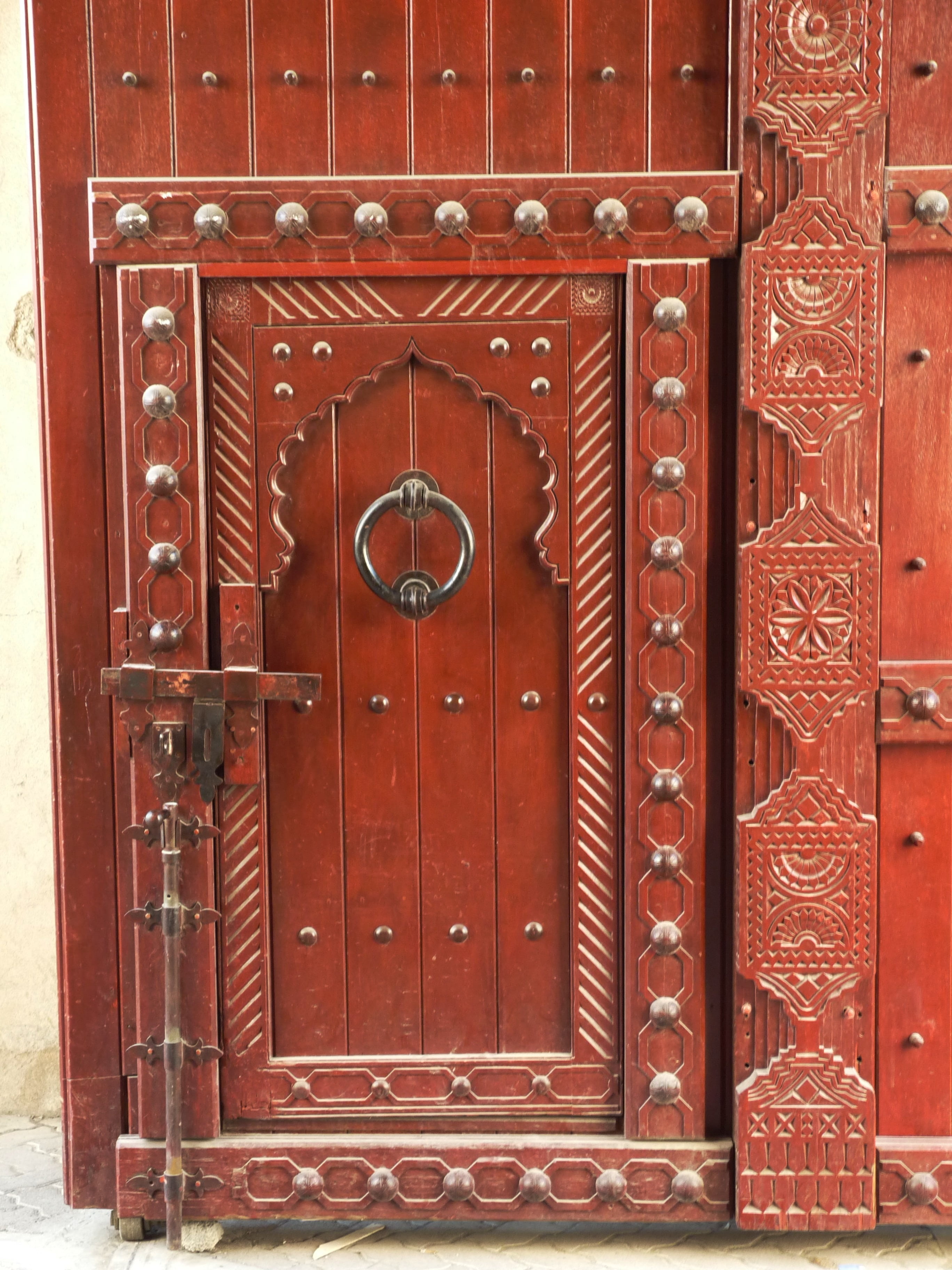 goal, protection, closed, day, wood - material, door, historically, door knocker, outdoors, oman, input, wood, building, architecture, home, frame, built structure, Phone HD Wallpaper