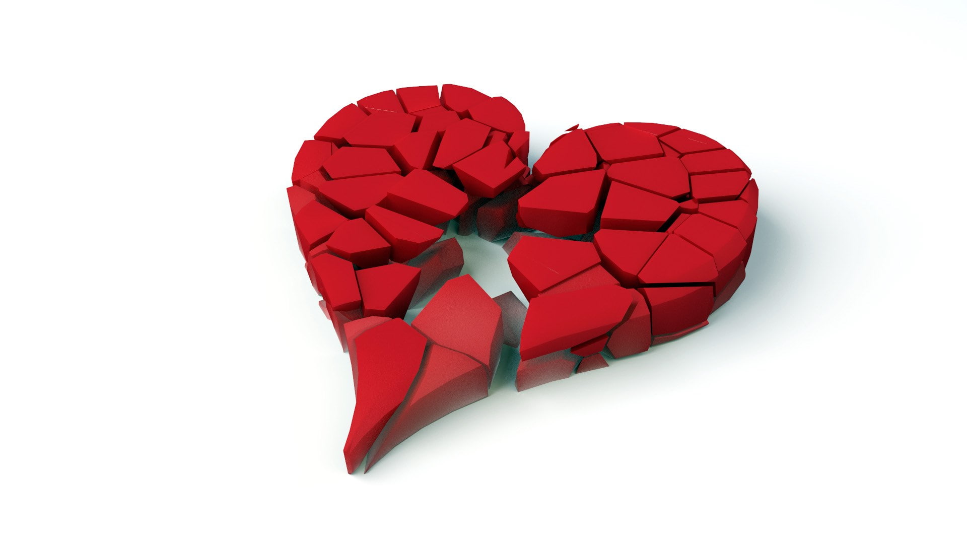 sadness, cracked, positive emotion, design, damaged, cut out, white color, individuality, white background, heart desktop background pictures, breaking, HD Wallpaper