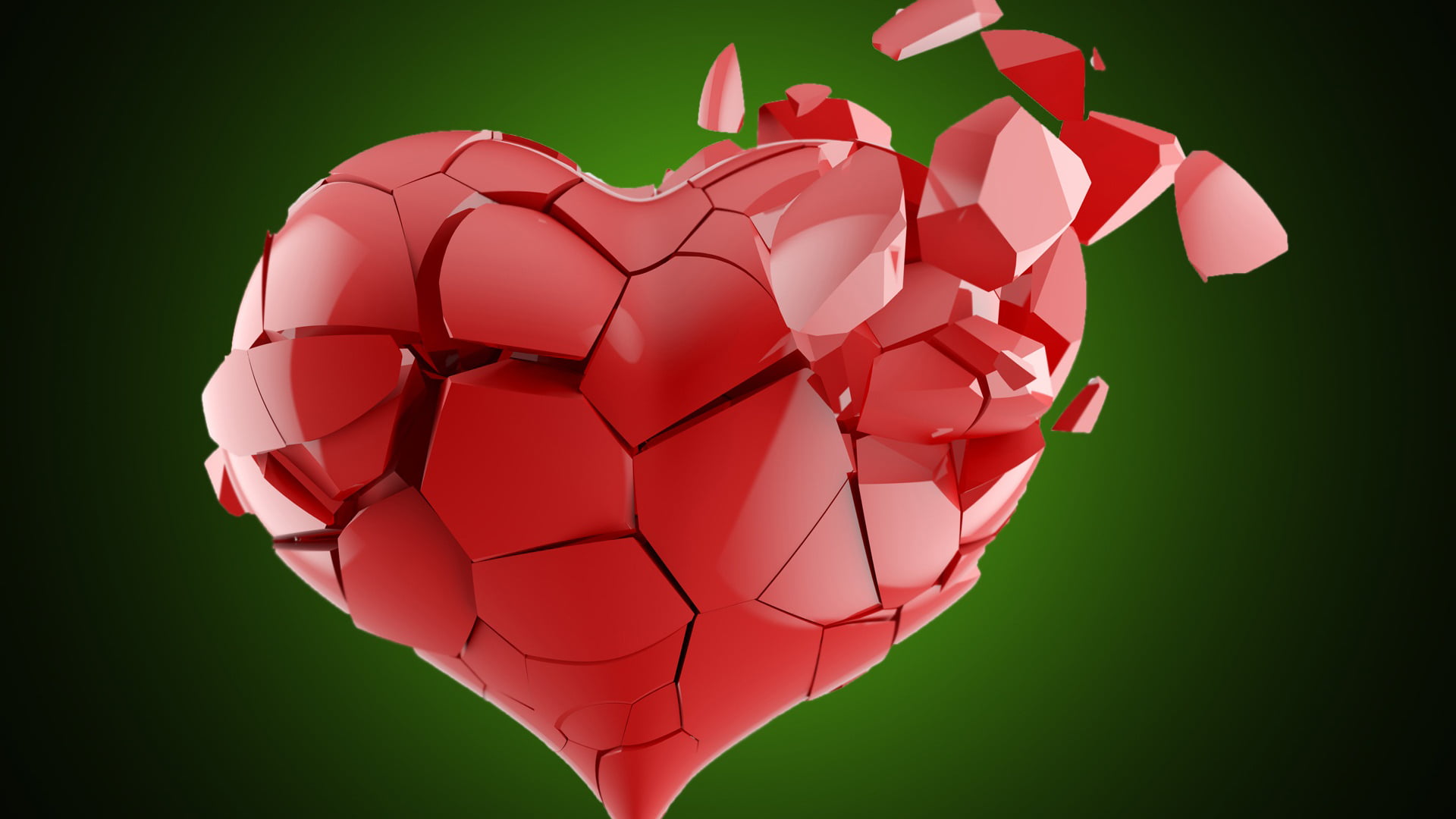 rose, studio shot, 3d, food, vulnerability, colored background, heart shape, pattern, valentines day - holiday, graphic, damaged, design, 1080P, cut out, HD Wallpaper