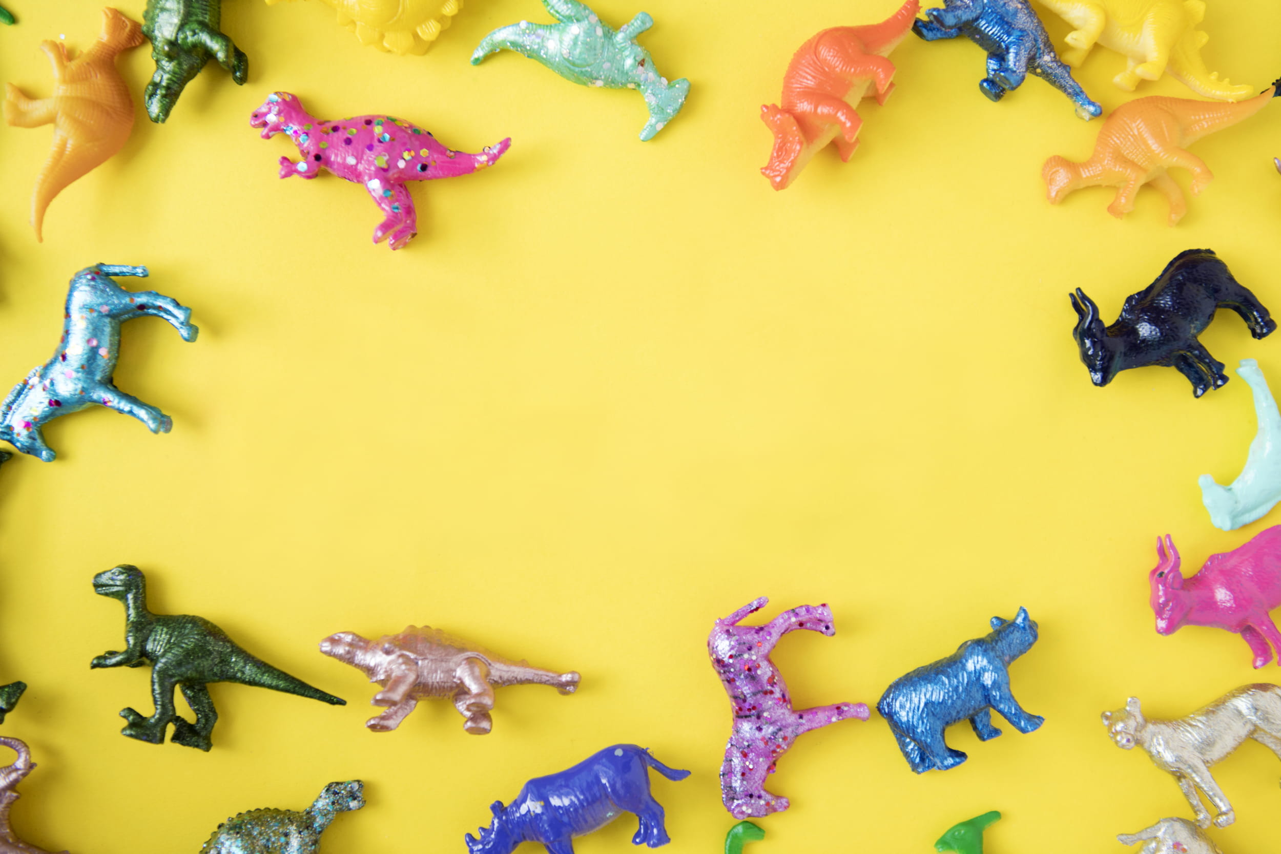 pattern, hippopotamus, choice, jungle, animal themes, indoors, horse, ancient, animal, variation, isolated, border, frame, animals, assorted, yellow background, HD Wallpaper