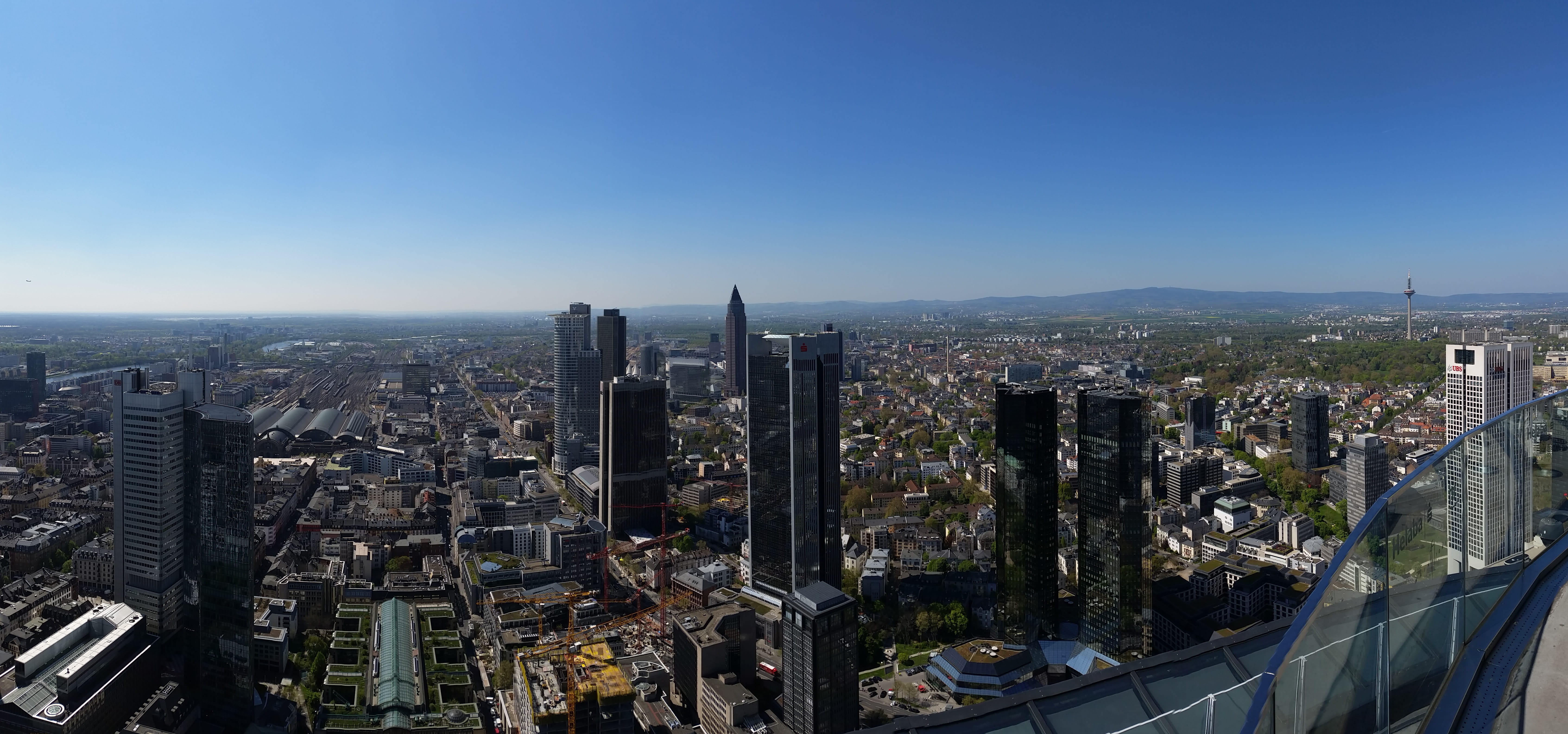 nature, building, financial district, main, residential district, town center, modern, city, Frankfurt Am Main, skyscraper, cityscape, urban skyline, landscape, HD Wallpaper