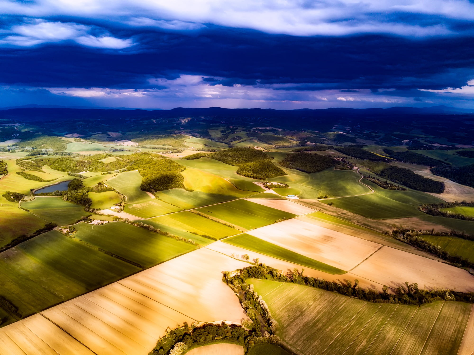 rural, tranquility, rice, scenic, country, patchwork landscape, day, view, no people, beauty in nature, aerial, nature, aerial view, rural scene, cloud - sky, HD Wallpaper
