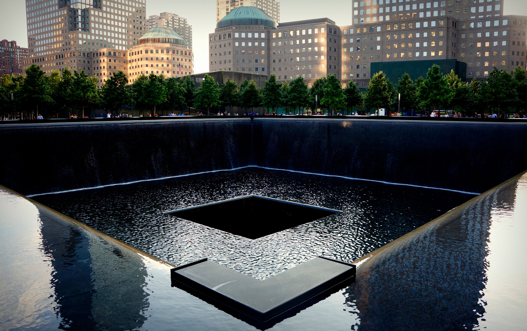 National September 11 Memorial, USA, Museum, New York, 1080P, National memorial, memory, 11 Sep, HD Wallpaper