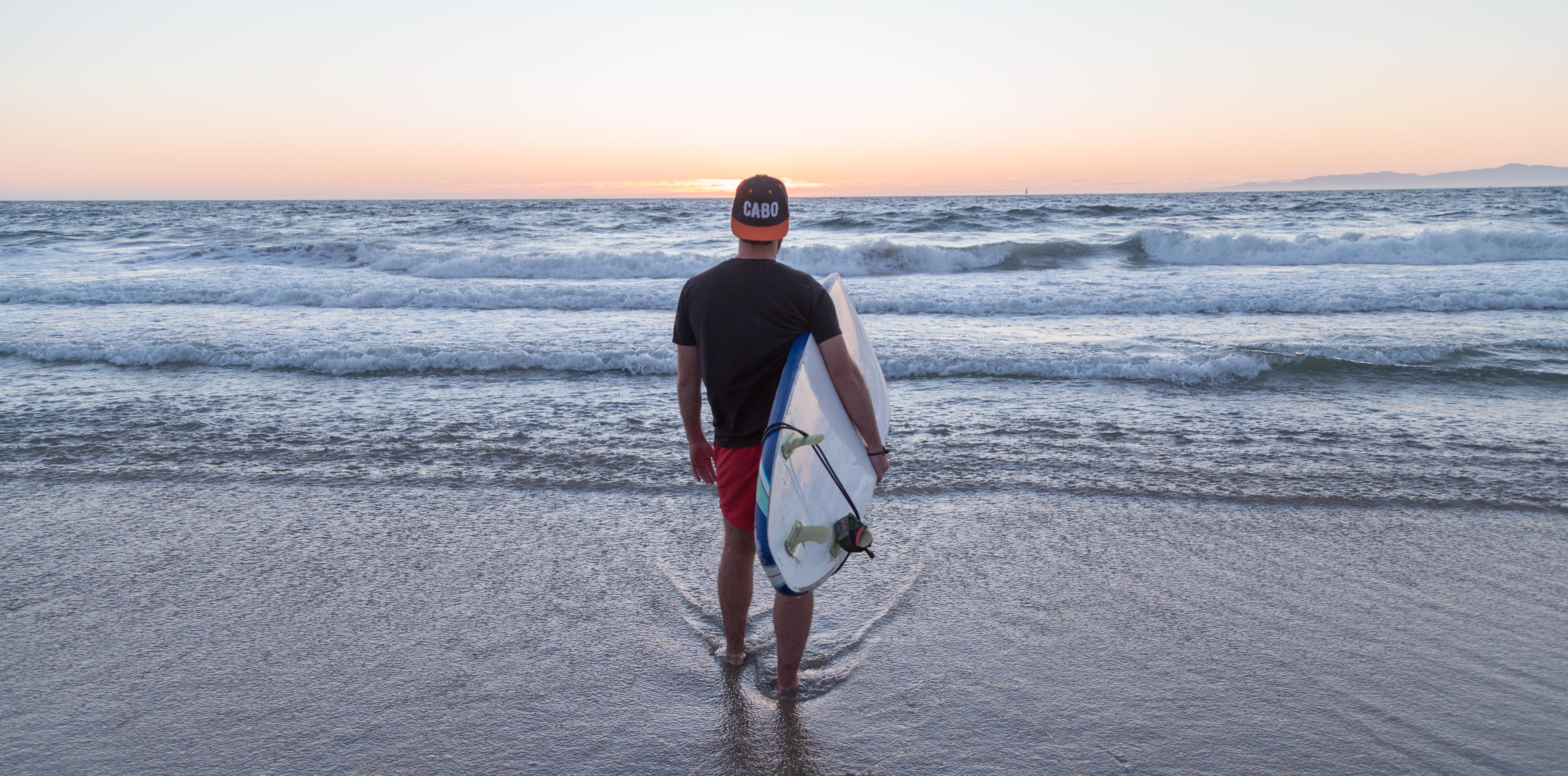 coast, horizon over water, nature, ocean, sport, sports equipment, surfboard, sea, beauty in nature, sunset, one person, outdoors, board, beach, person, HD Wallpaper