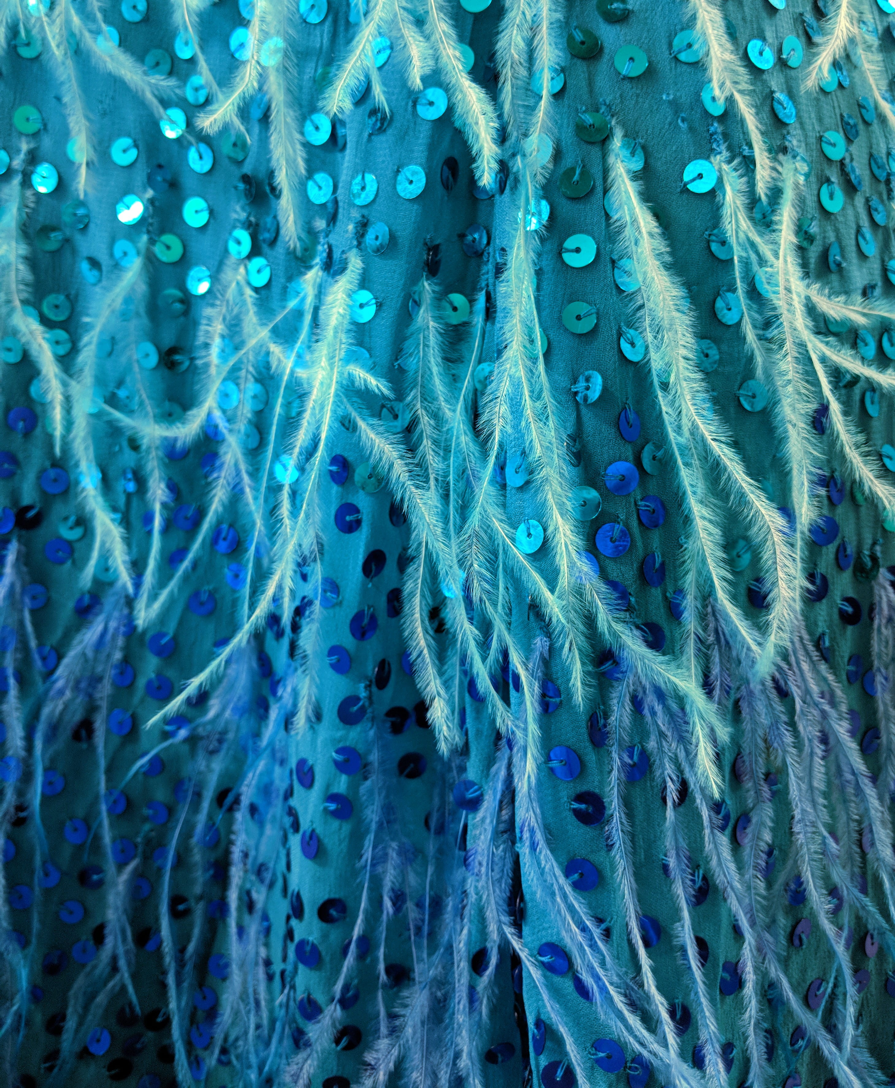 1551 n dryden ave, united states, full frame, water, arlington heights, undersea, close-up, animal, animal themes, turquoise colored, feathers, abstract, Phone HD Wallpaper