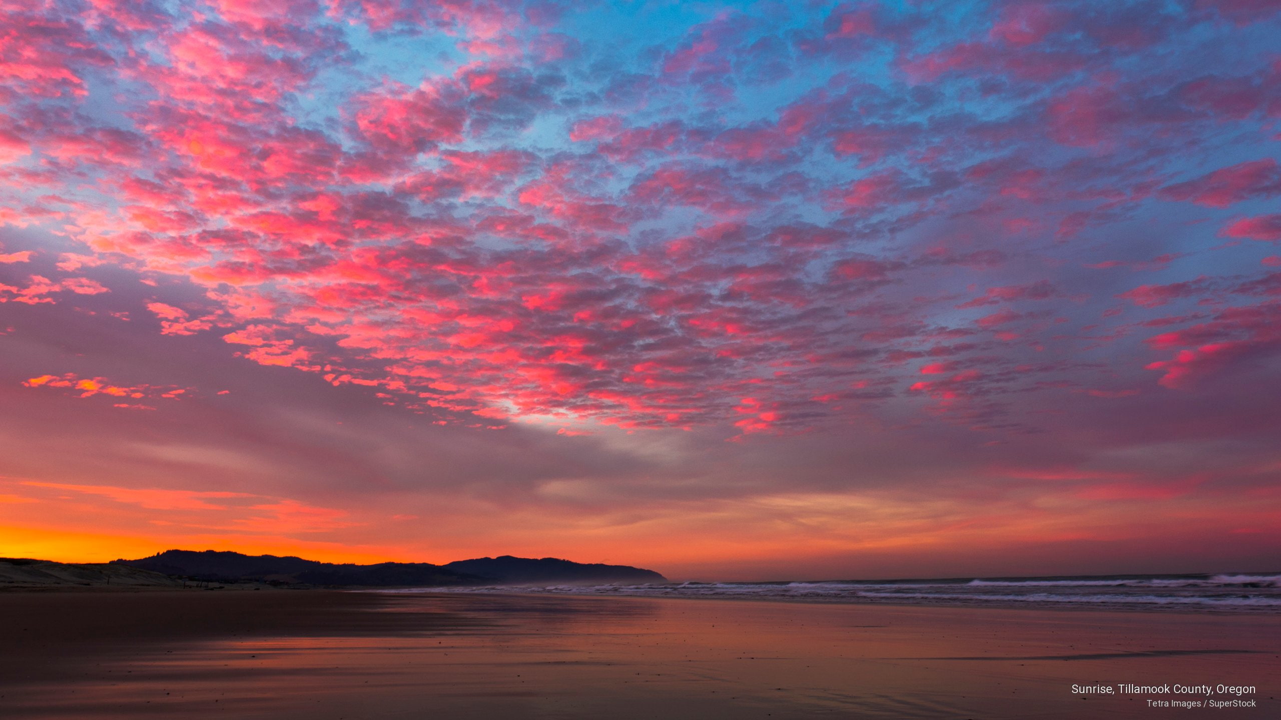 sunrise, oregon, 2K, tillamook, Sunrises/Sunsets, county, HD Wallpaper