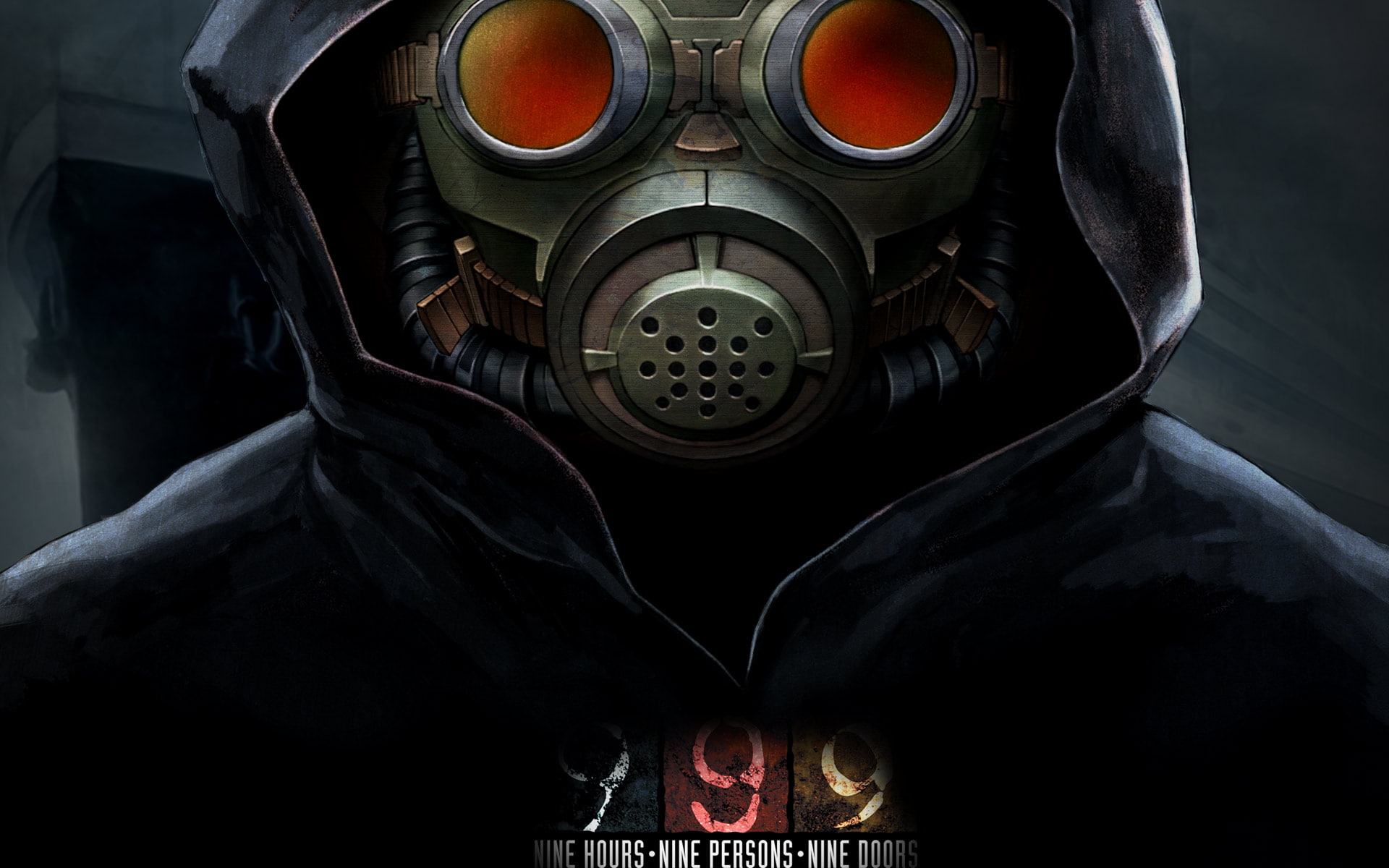 persons, 9, hours, hd, 999, doors, poster, 1080P, mask, hoodie, gas, video games, HD Wallpaper
