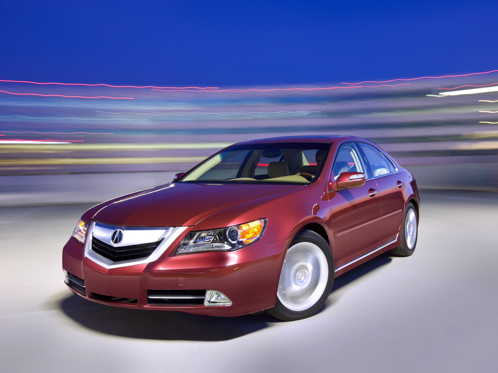 no People, cars, transportation, modern, red, shiny, mode of Transport, style, illuminated, technology, movement, outdoors, acura, driving, front View, HD Wallpaper