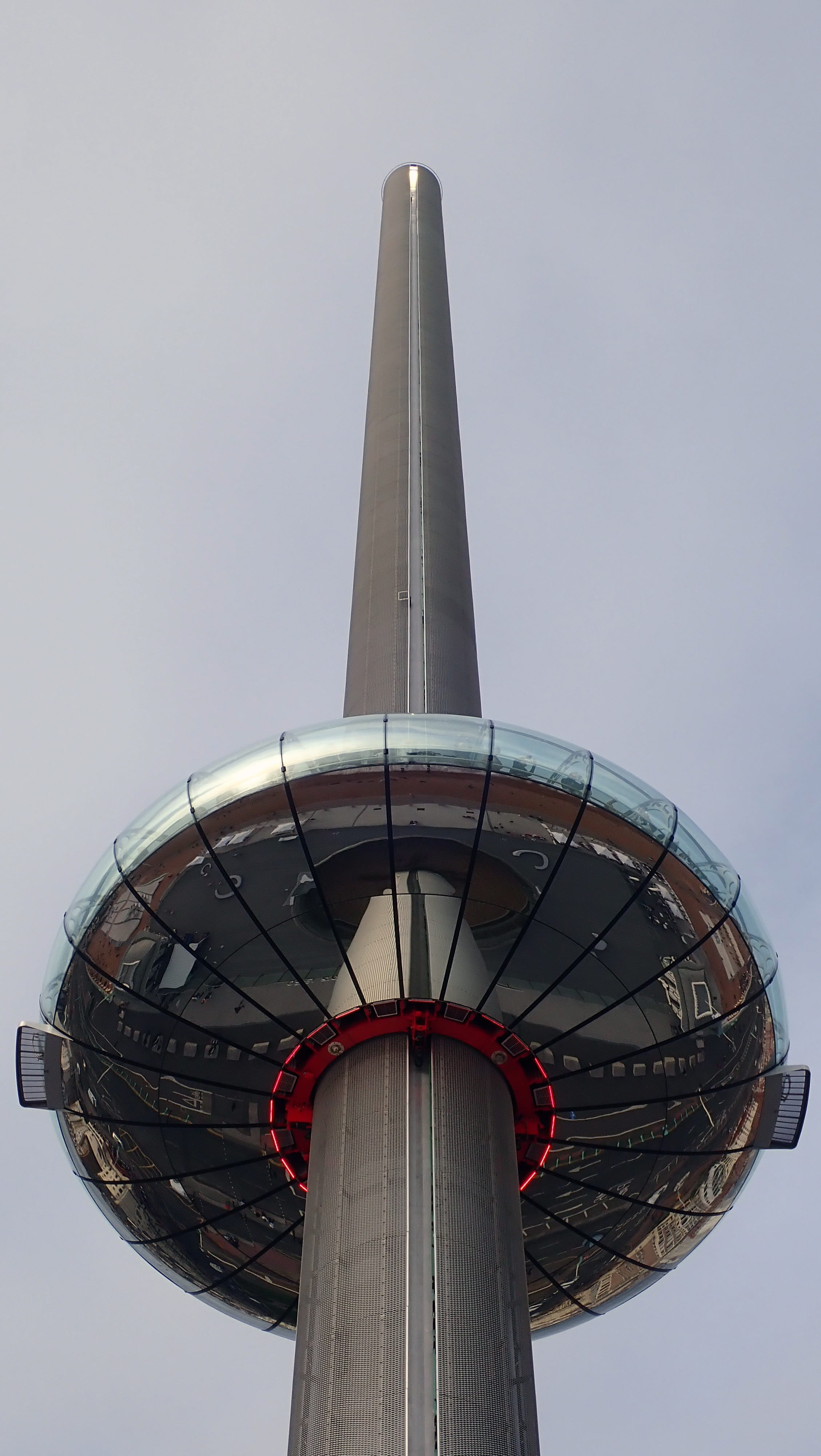 built structure, communication, 4K, england, east sussex, clear sky, architecture, amusement park, arts culture and entertainment, no people, amusement park ride, Phone HD Wallpaper