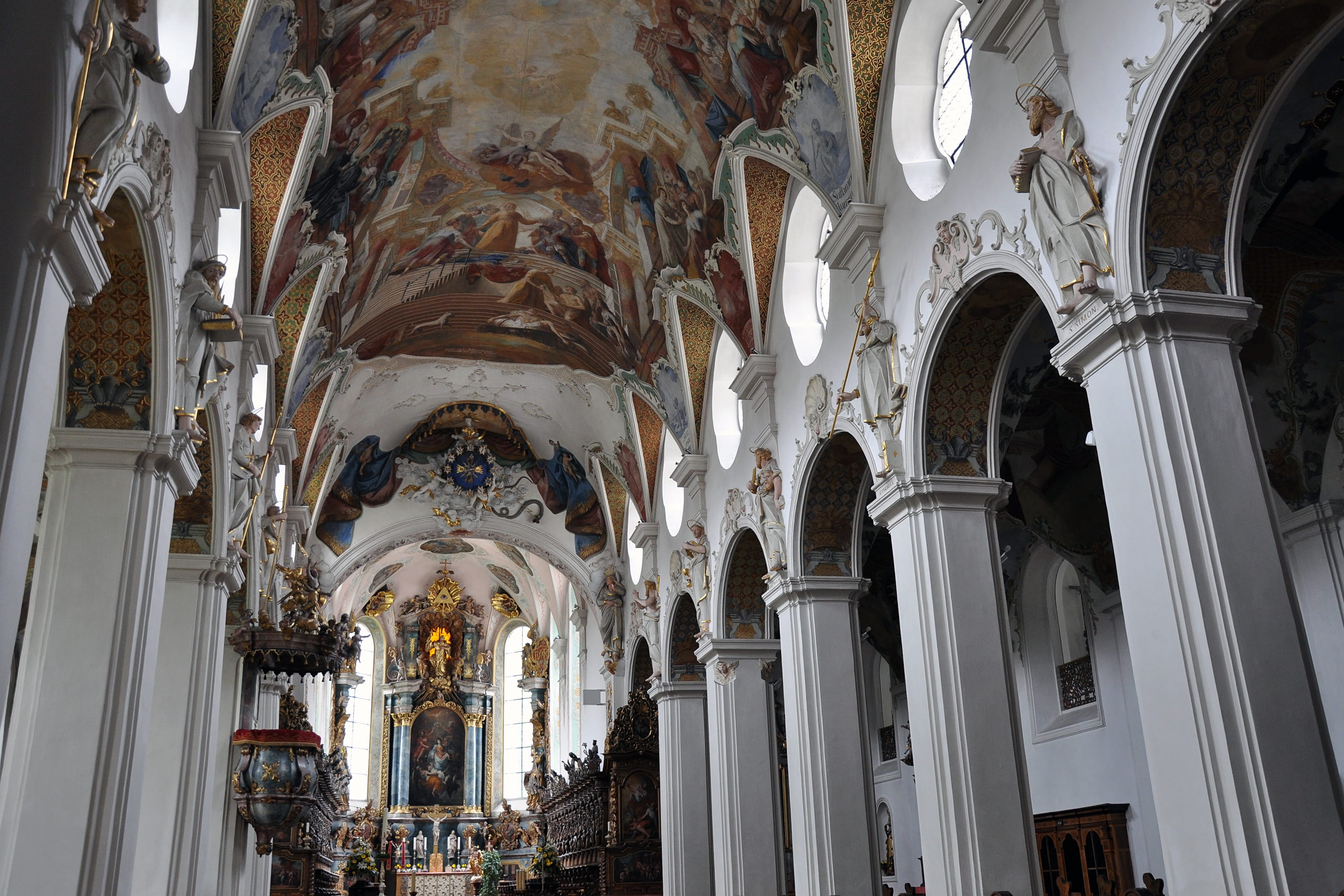 building, faith, sacred, prayer, famous Place, spirituality, Monastery, bad schussenried, gothic style, spiritual, jesus, Religion, catholic, cathedral, HD Wallpaper