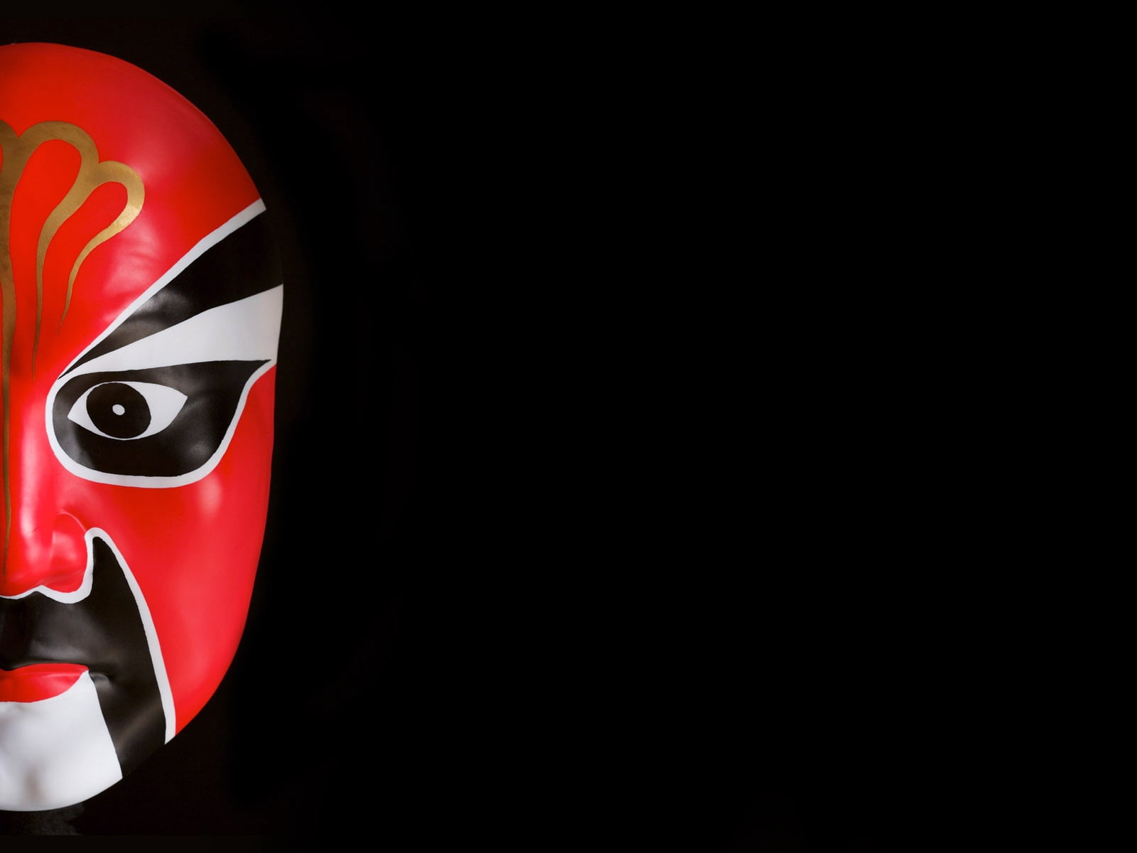 spooky, sport, eye, theatrical Performance, red, indoors, costume, venice - Italy, person, 720P, fun, celebration, mask, entertainment, emotion, cultures, HD Wallpaper