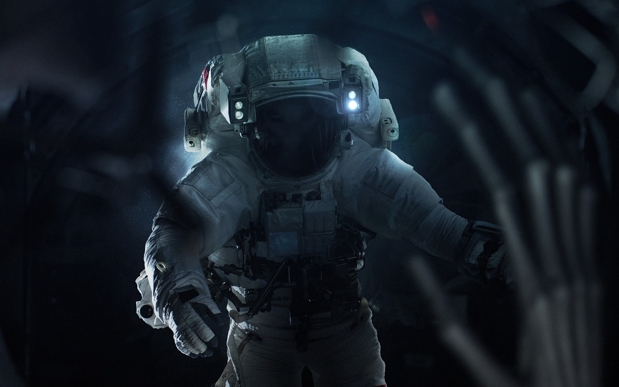 Vadim Sadovski, astronaut, digital art, space, 500px, 1080P, dark, HD Wallpaper
