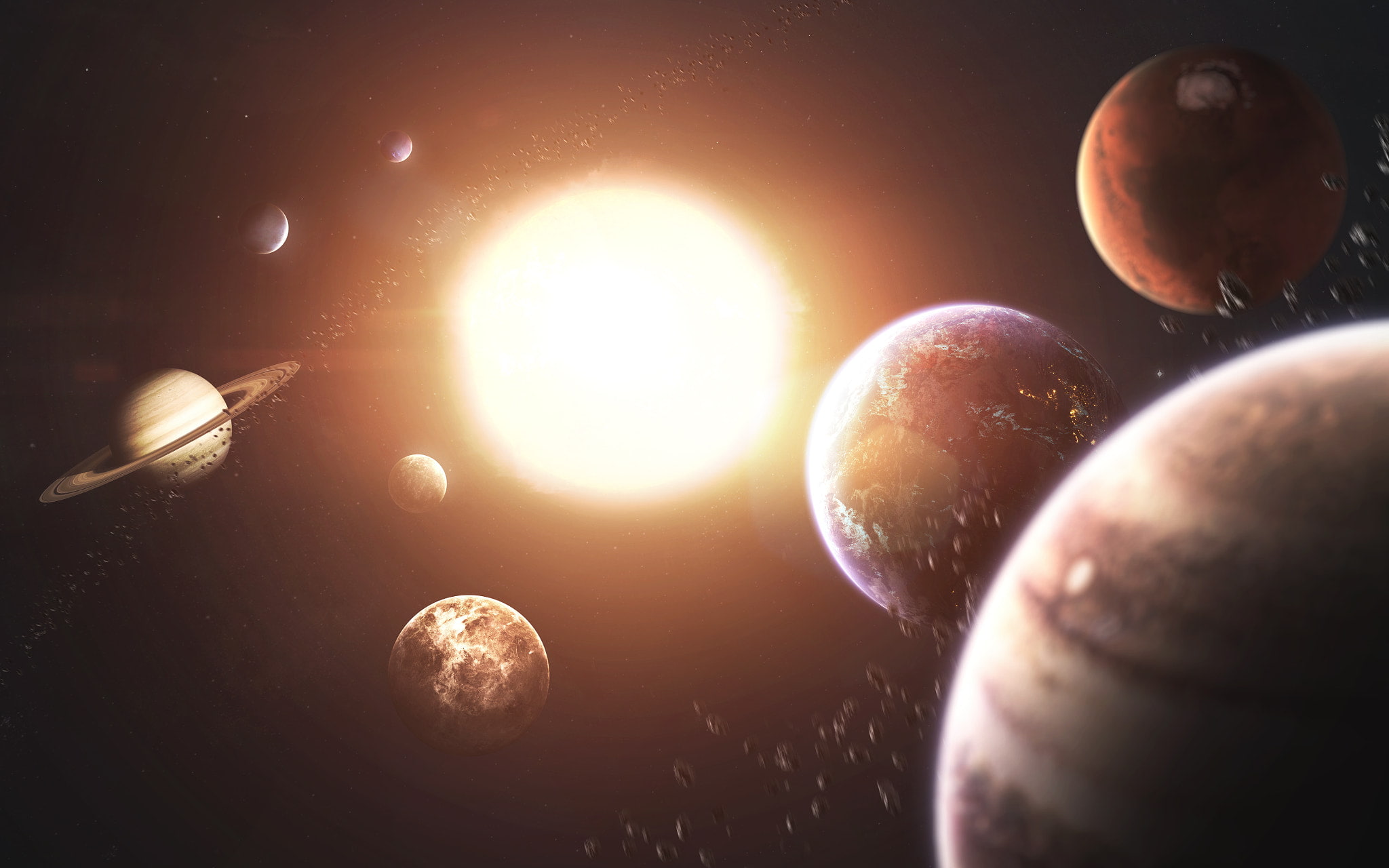 space, space art, digital art, Vadim Sadovski, 1080P, 500px, HD Wallpaper