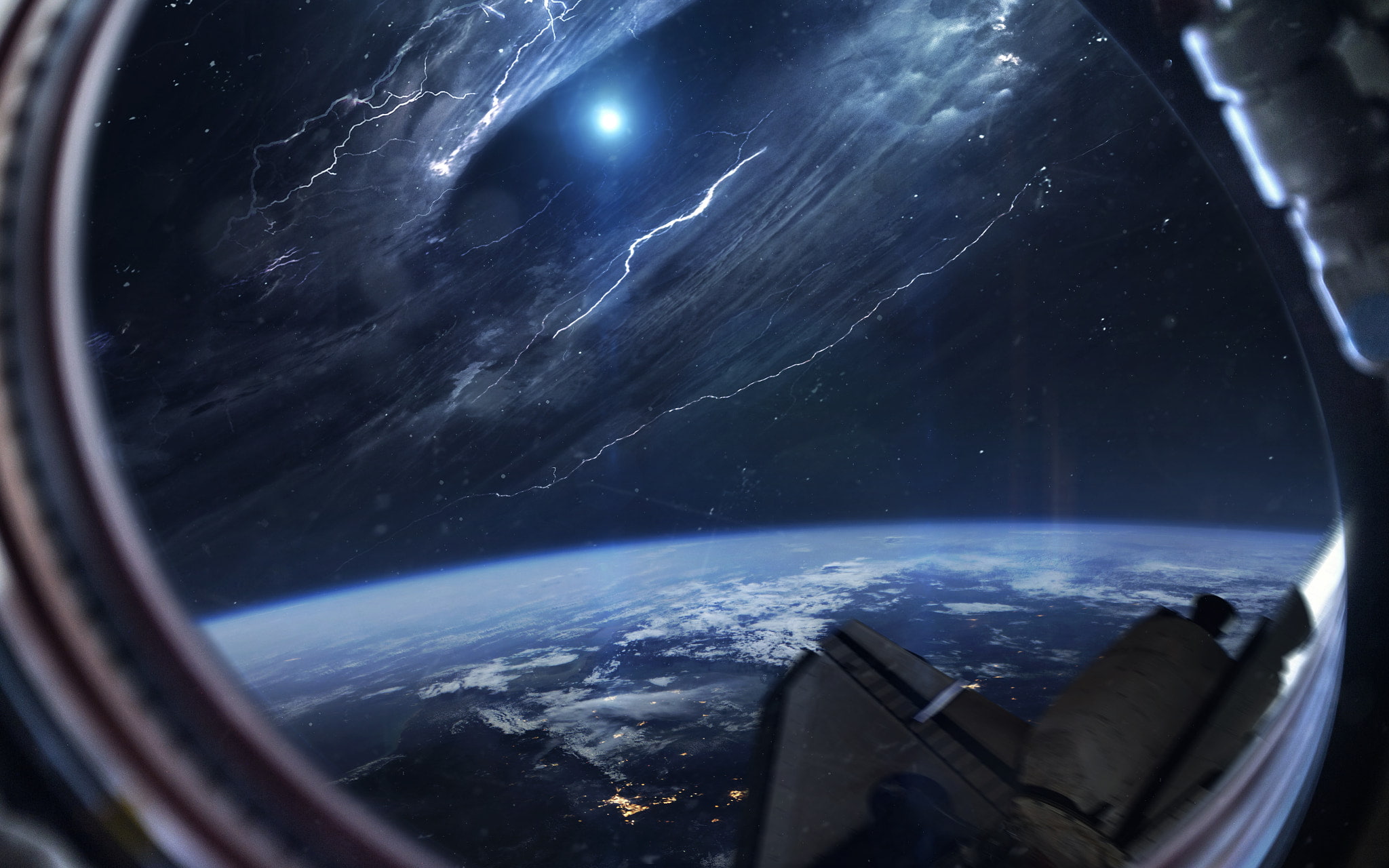 Vadim Sadovski, digital art, 1080P, 500px, space art, space, HD Wallpaper