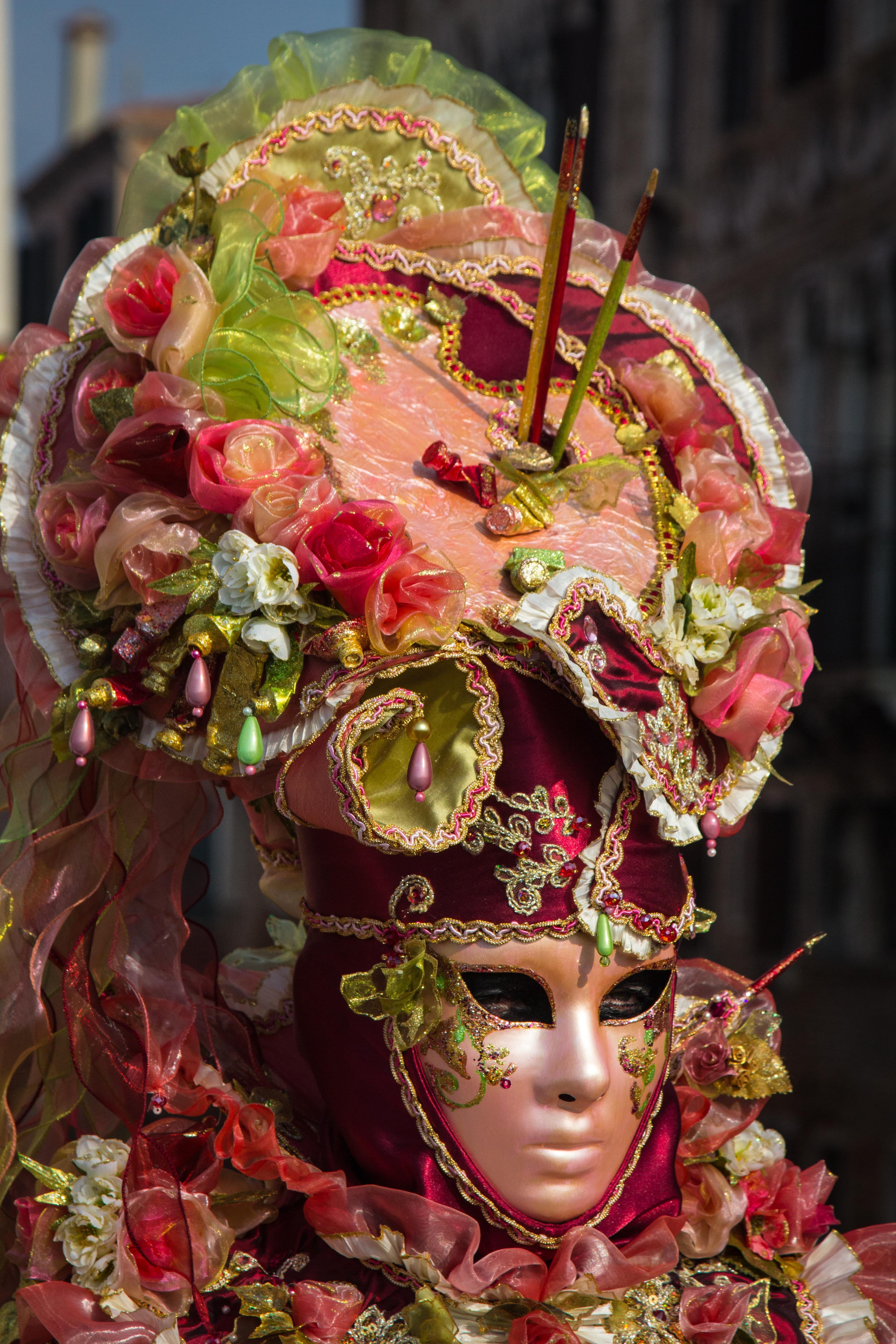 plant, venetian, europe, traditional, close-up, masquerade, venezia, indoors, carnival, culture, vegetable, craft, travel, day, focus on foreground, representation, Phone HD Wallpaper