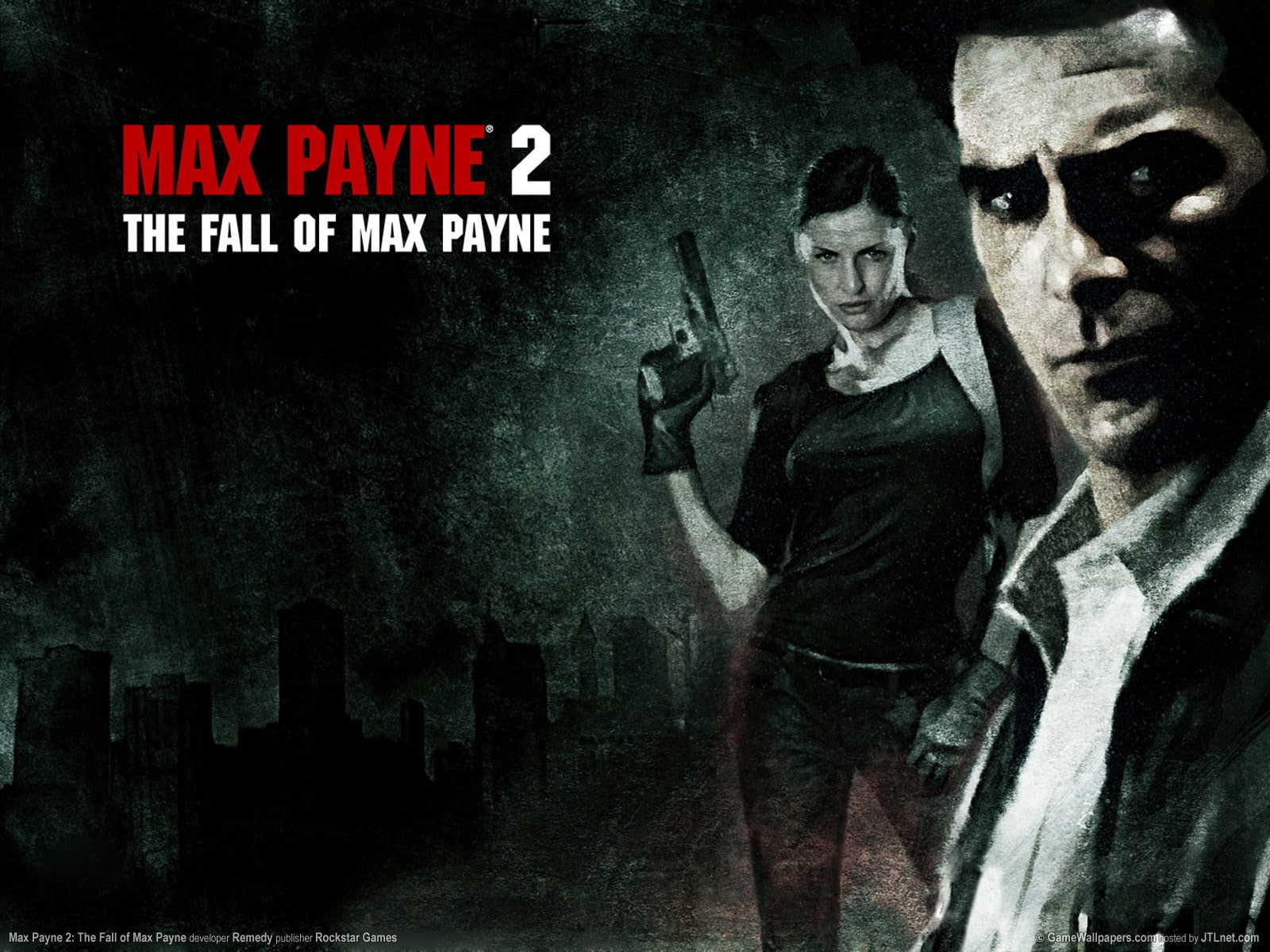 communication, fear, men, wall, 720P, people, poster, max payne 2 the fall of max payne, graffiti, night, sign, art and craft, wall - building feature, HD Wallpaper