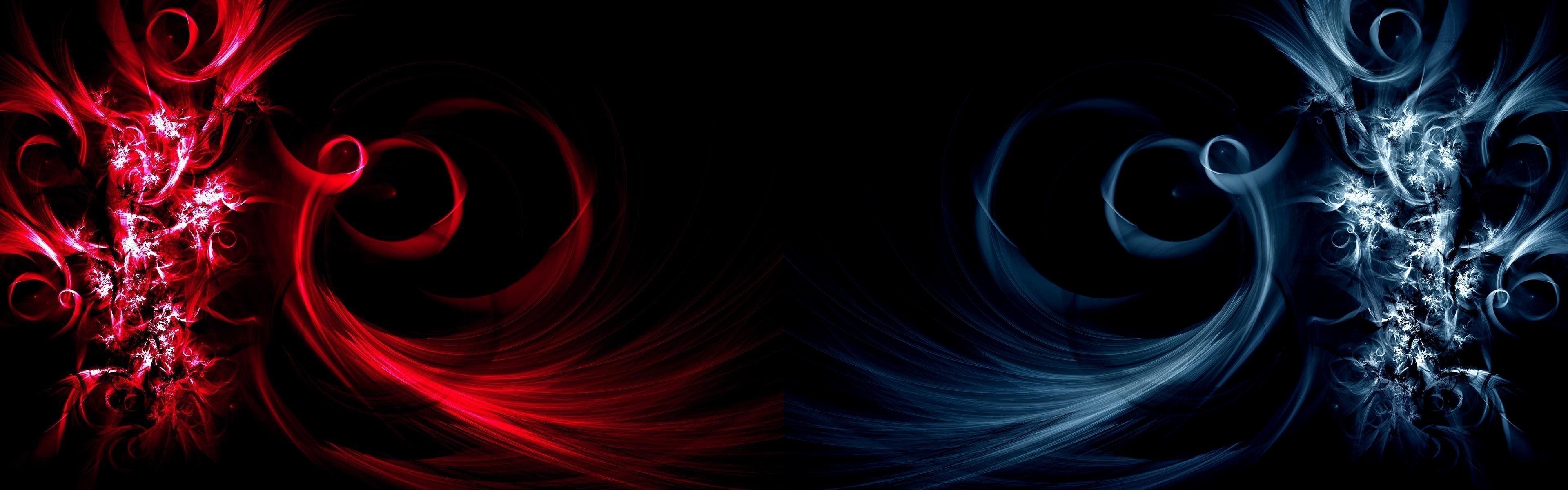 design, mystery, black background, science, ice, red, water, backgrounds, abstract backgrounds, circle, creativity, fire, motion, indoors, digital art, HD Wallpaper