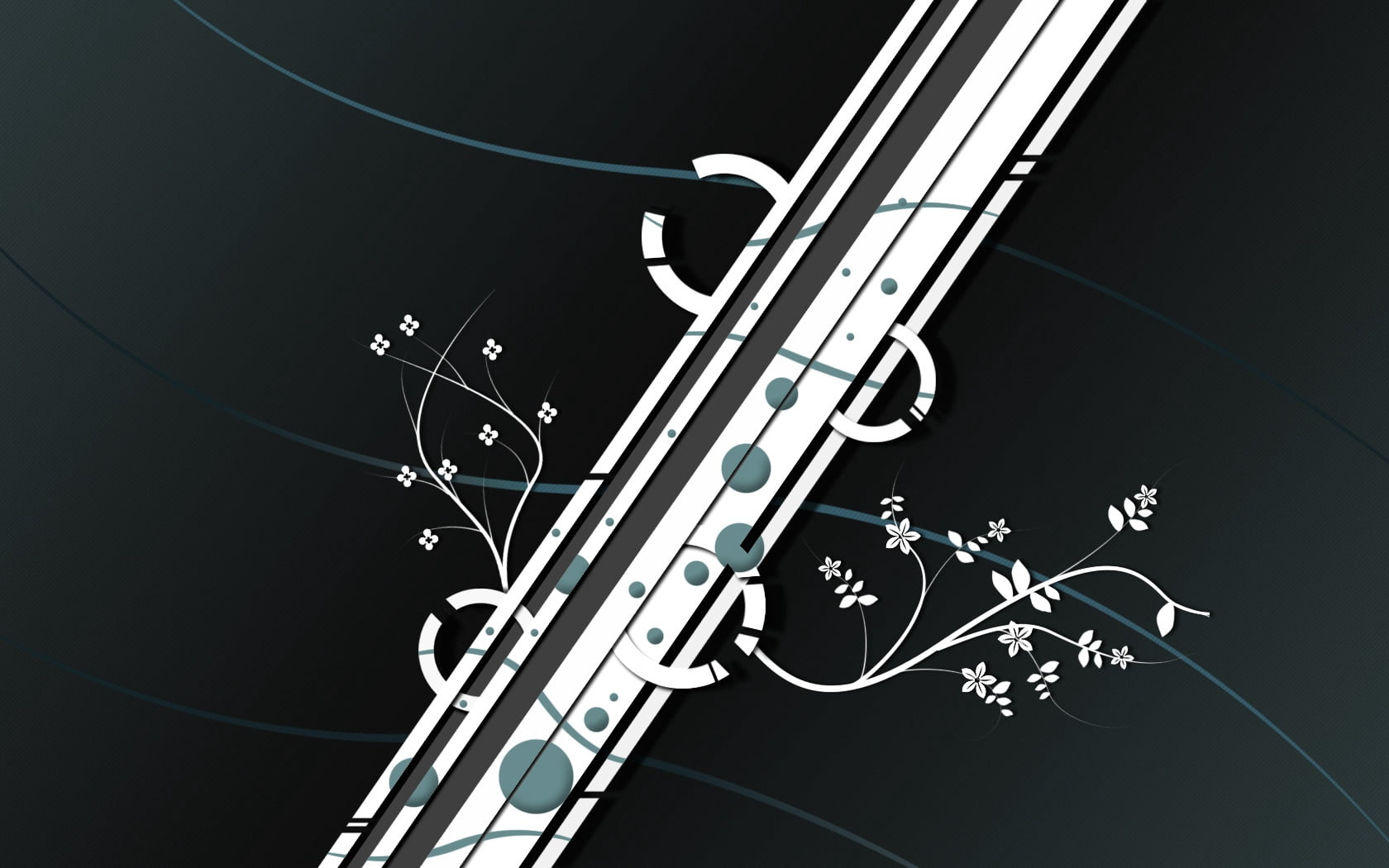grey, indoors, low angle view, studio shot, black background, floral, musical equipment, musical Note, illustration, black Color, jazz Music, complexity, HD Wallpaper